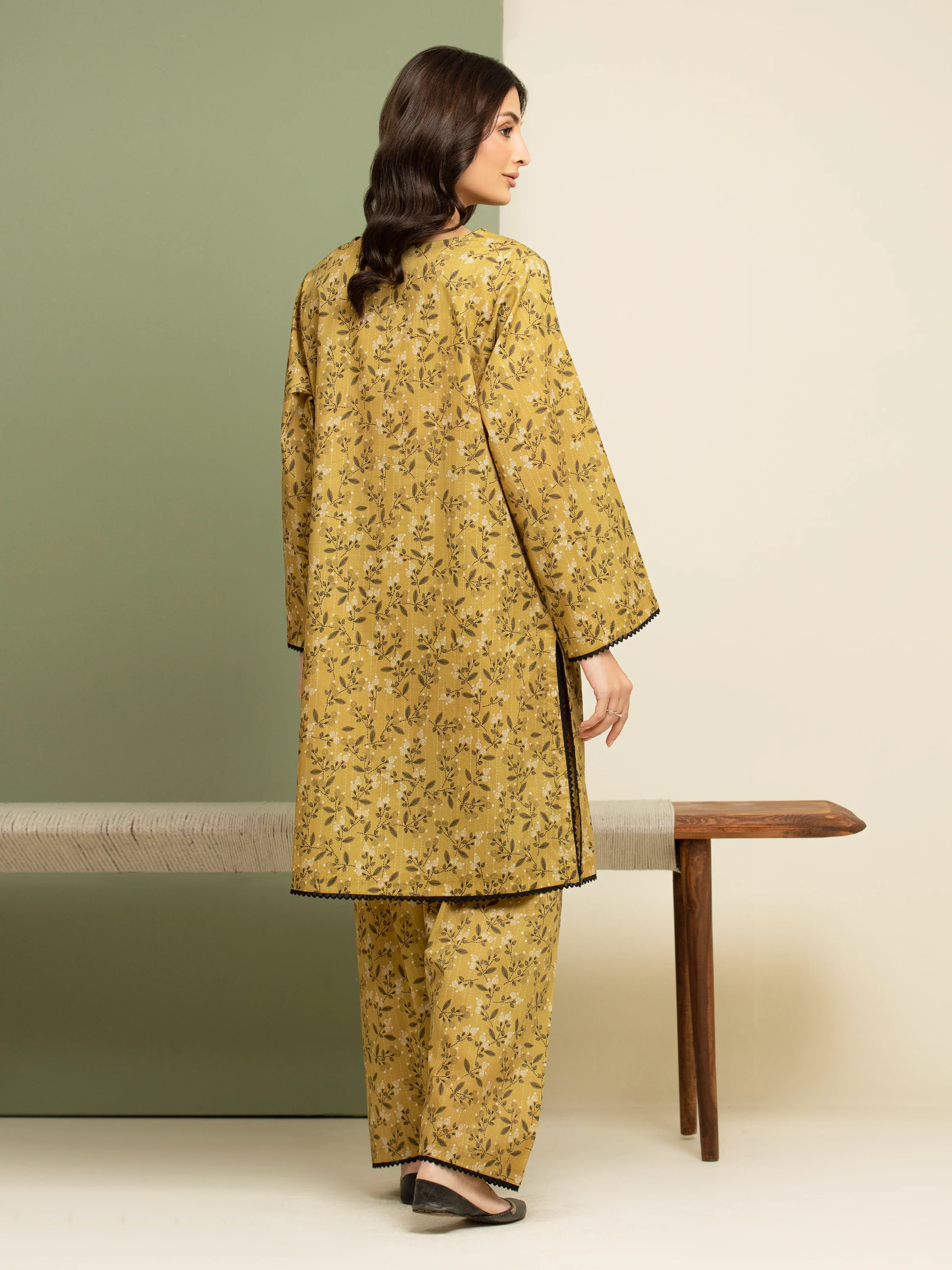Printed Lawn Shirt Trouser - EWU5A1-35600ST - Image 2