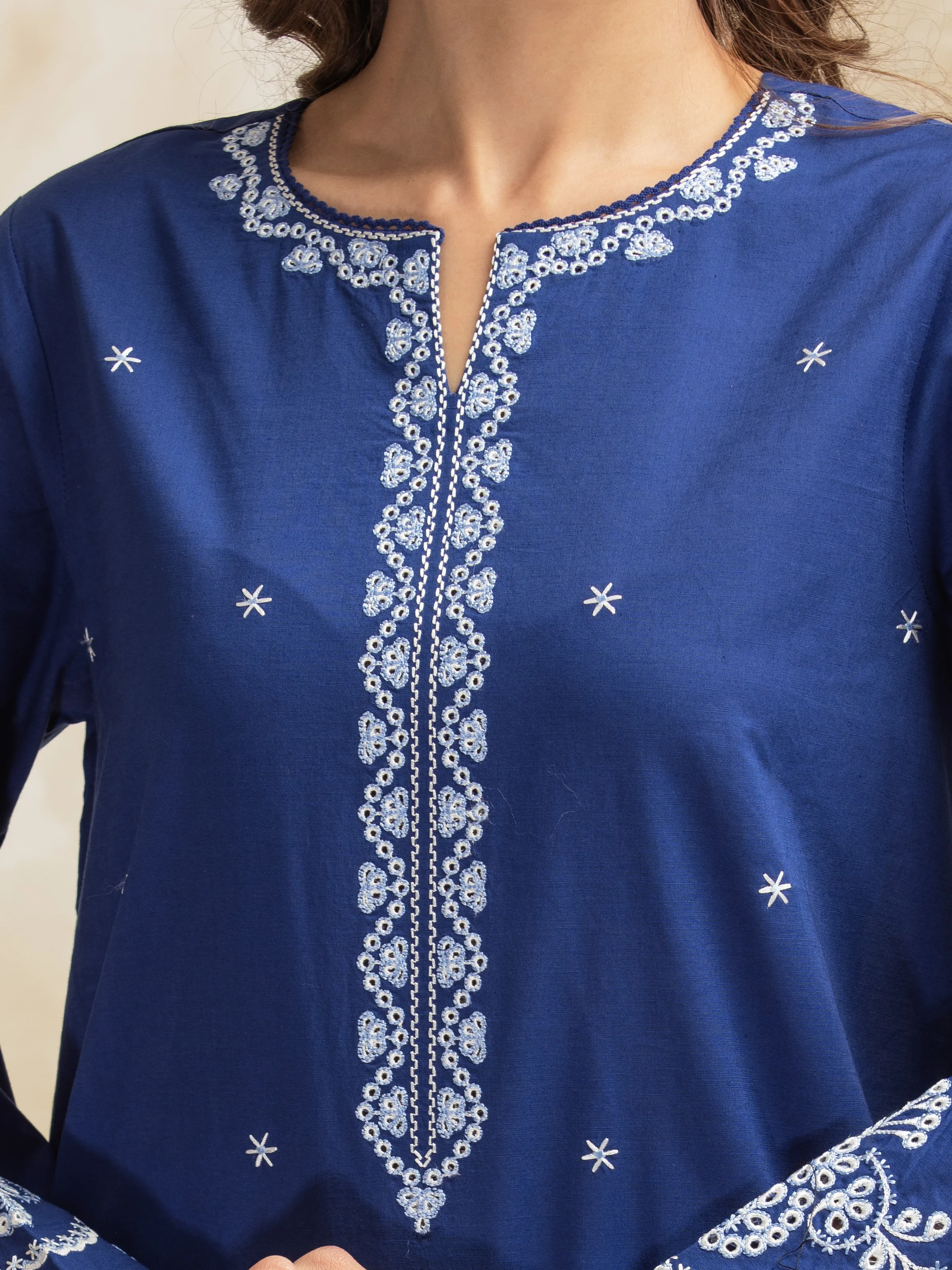 Embroidered Cambric Shirt - EWU5V2-31038S - Image 2