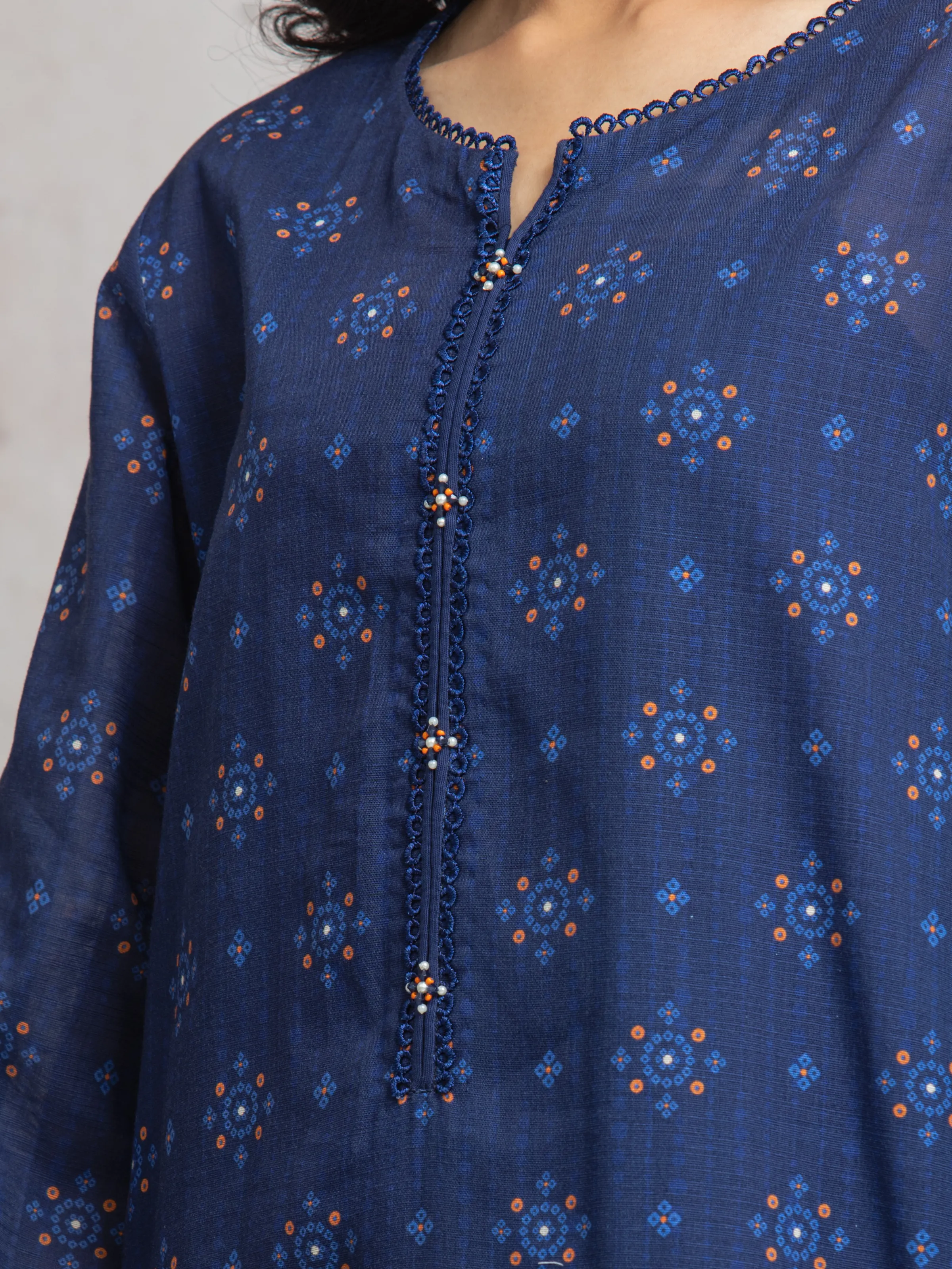 Printed Cambric Shirt Trouser - EWU24M2-024ST - Image 3
