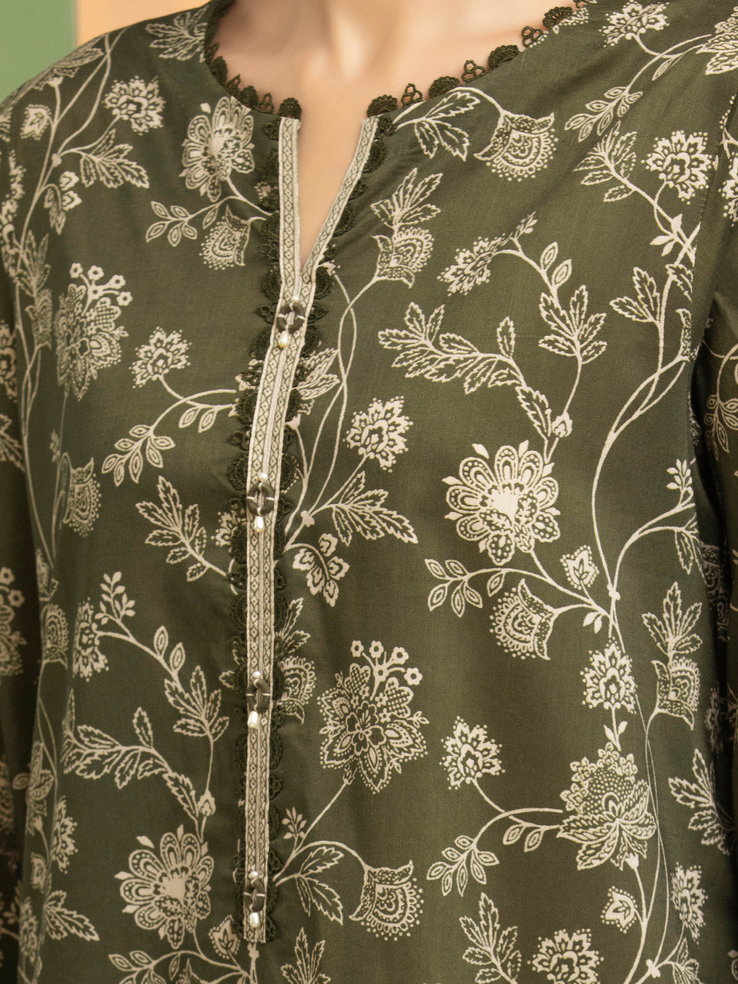 Printed Khaddar Suit - EWU5A3-36110-3P - Image 3