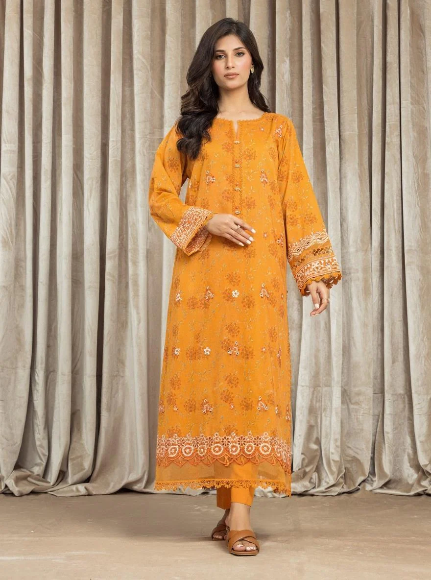 Embroidered Lawn Shirt - EWU24V1-30036S