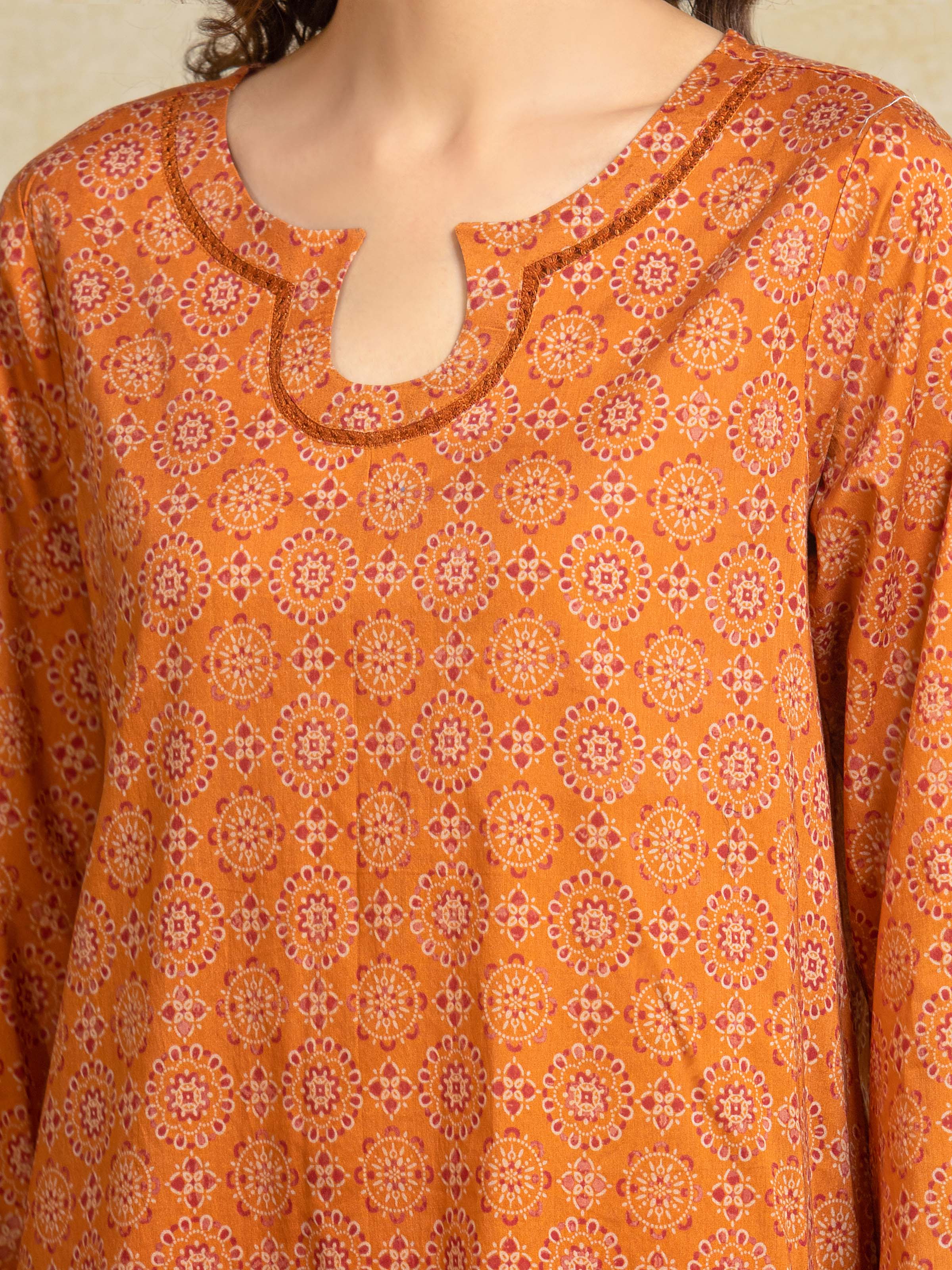 Printed Khaddar Suit - EWU5A3-35917-3P - Image 4