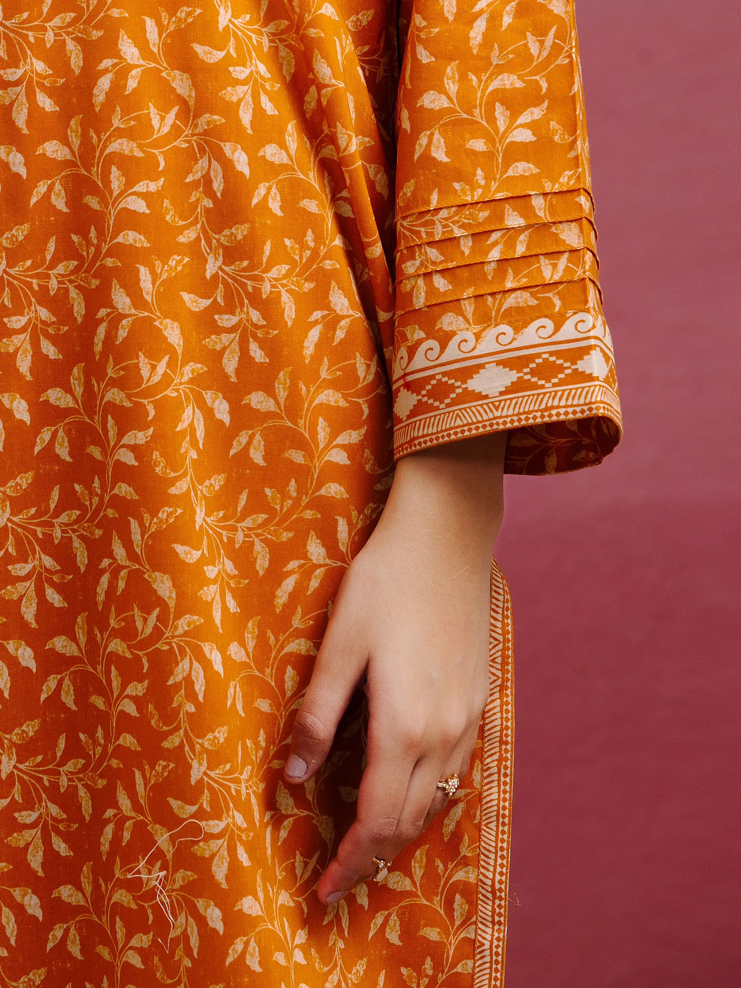 Printed Lawn Suit - EWU5A1-35020-3P - Image 3