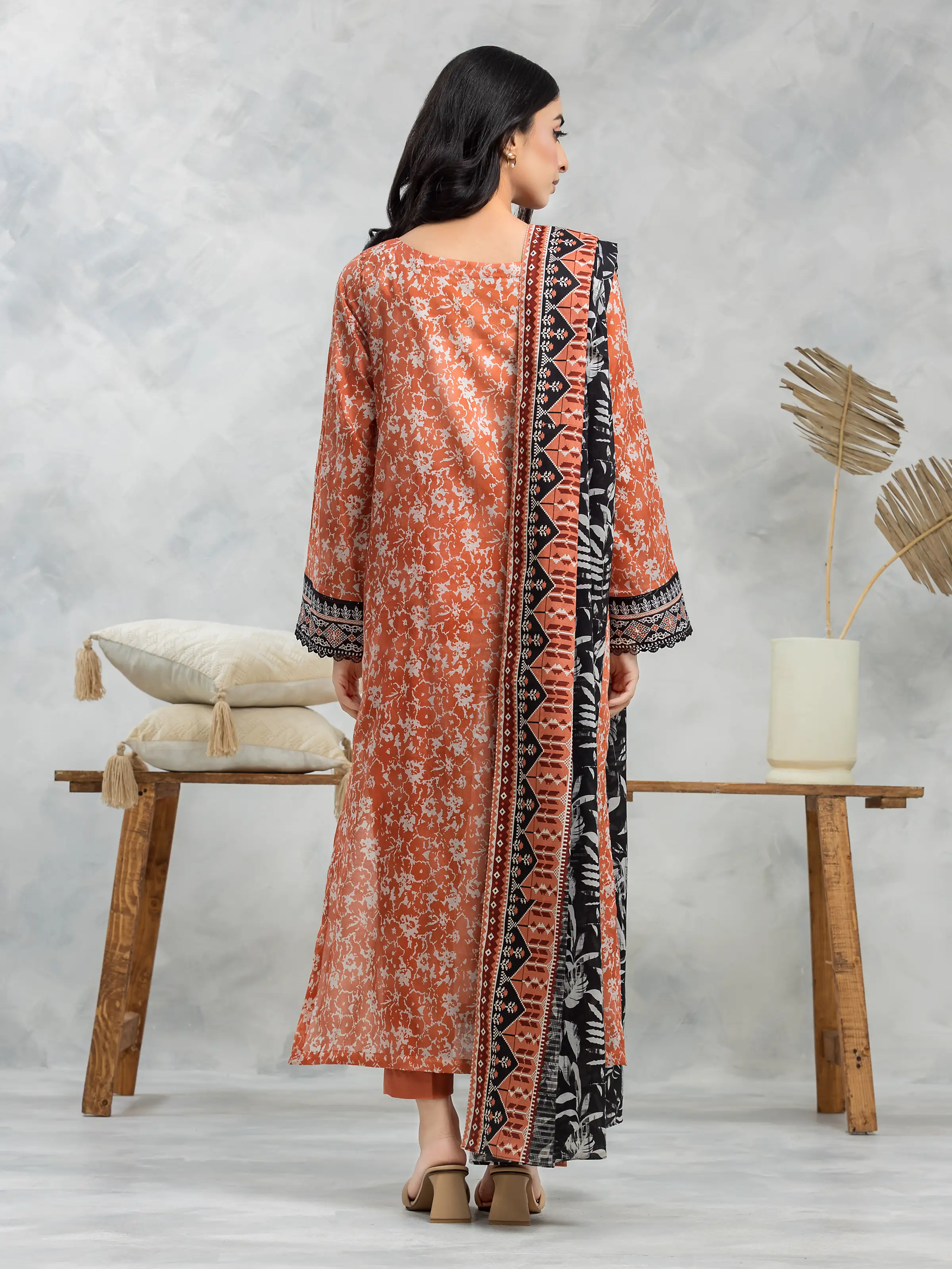 Printed Cambric Suit - EWU24A2-28339-3P - Image 2