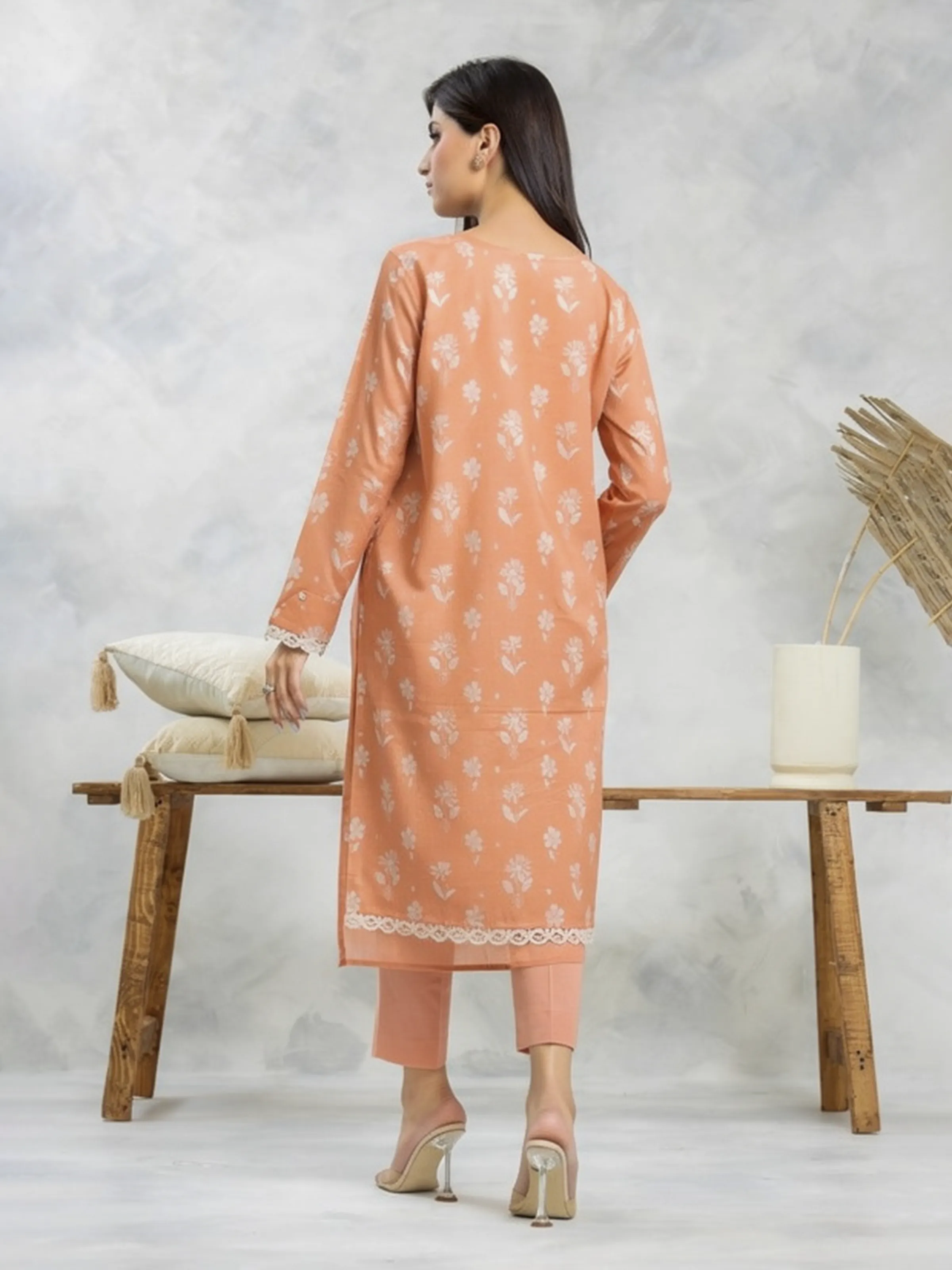 Printed Lawn Shirt - EWU24A1-29089S - Image 4
