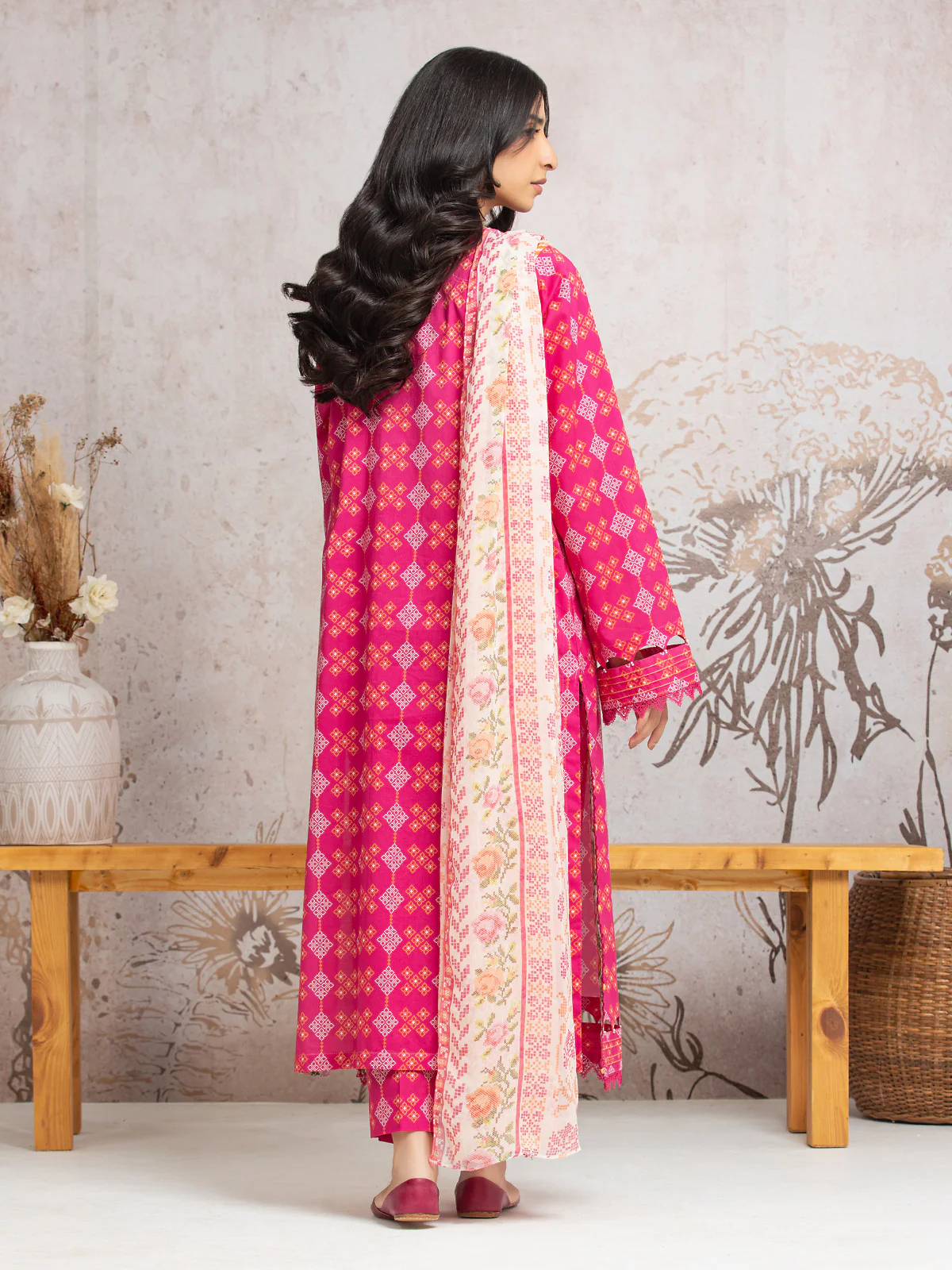 Printed Cambric Suit - EWU24M2-012 - Image 4