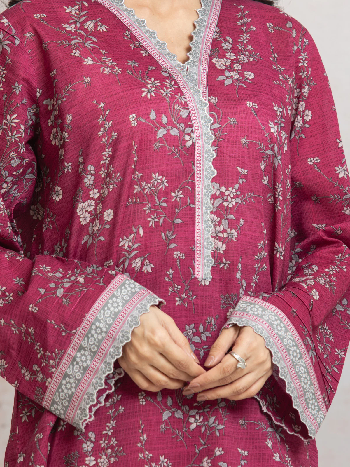 Printed Cambric Suit - EWU24M2-017 - Image 4
