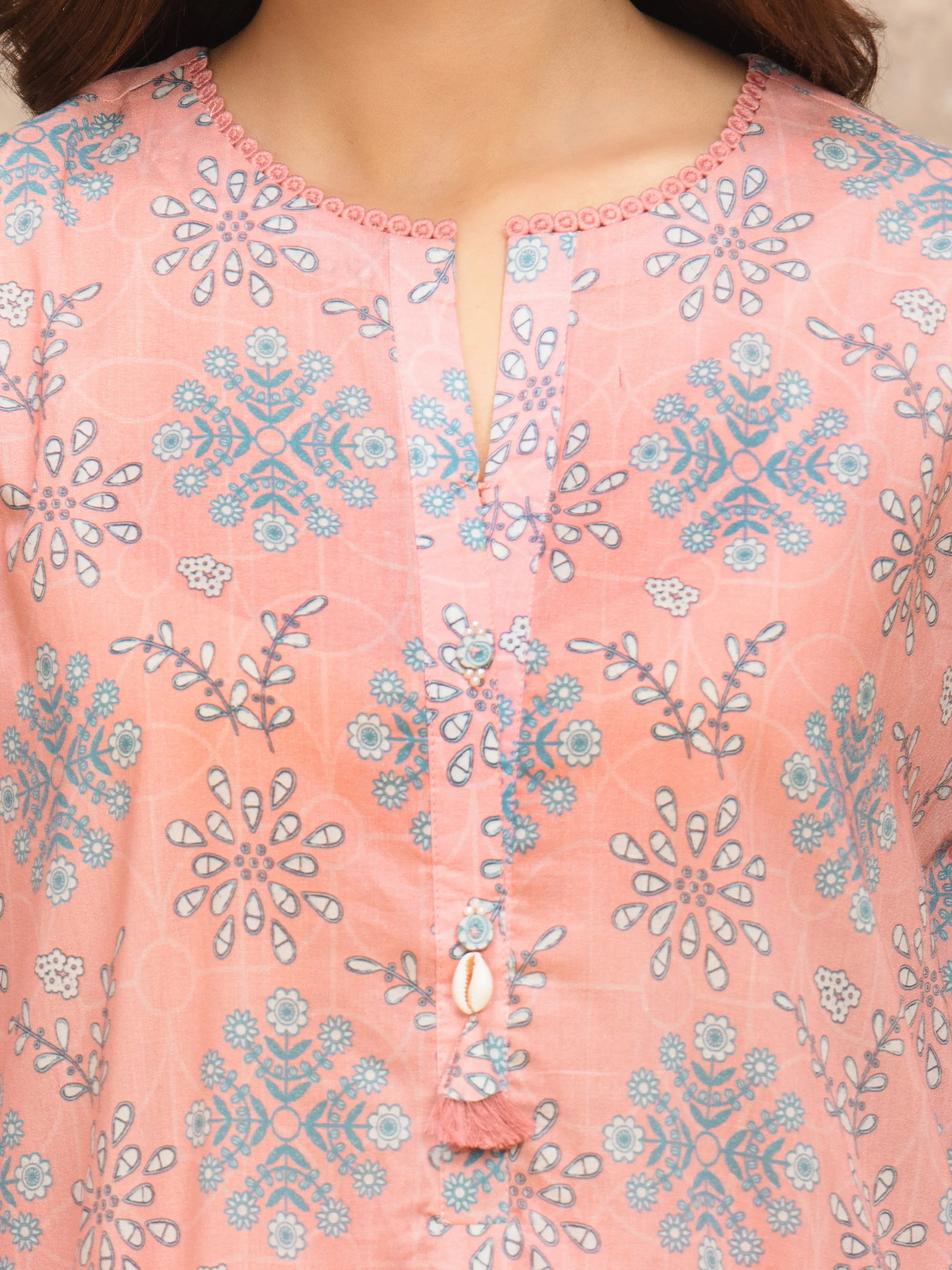 Printed Lawn Suit - EWU6A1-36535-3P - Image 4