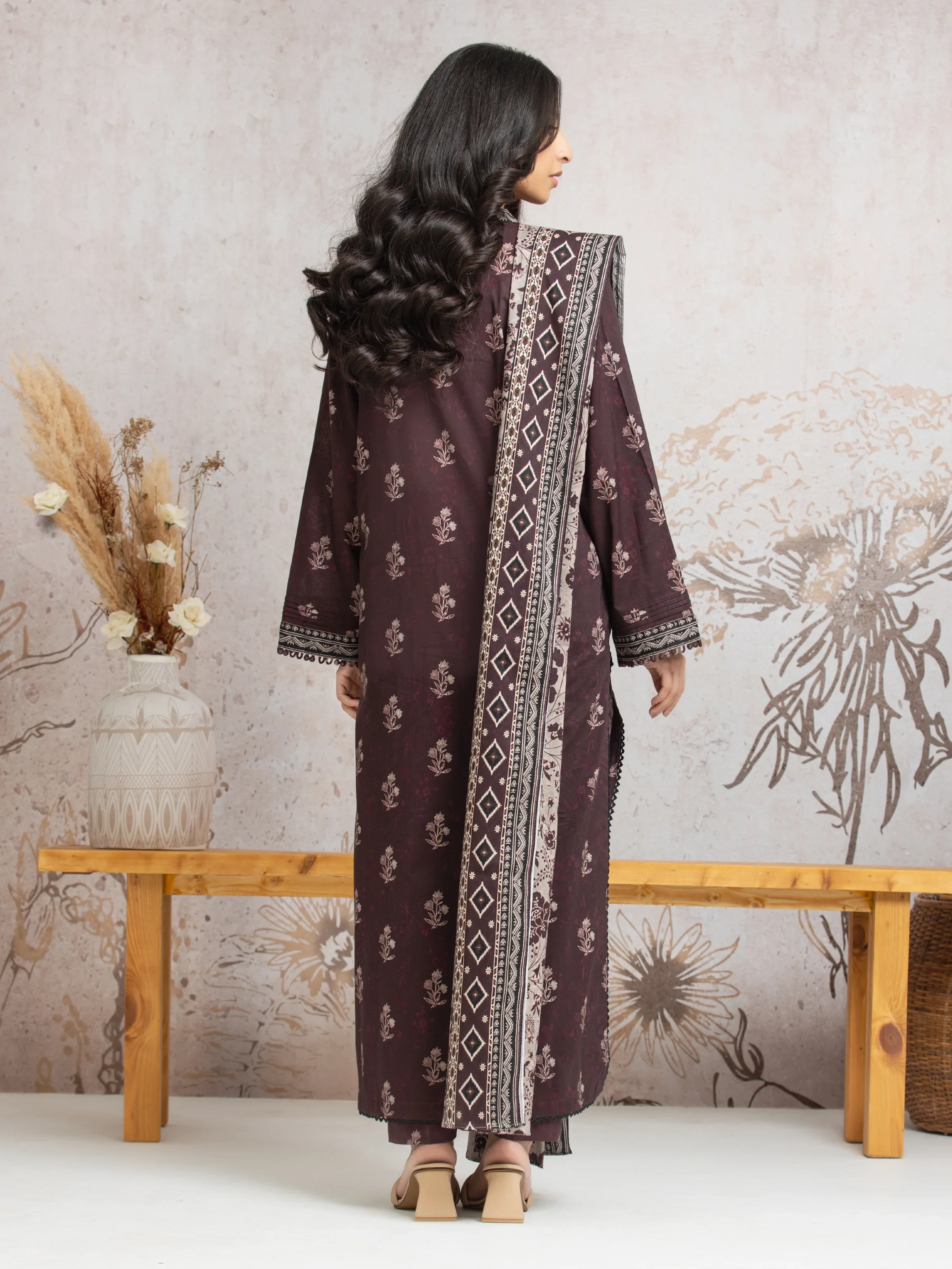 Printed Cambric Suit - EWU24A2-29633-3P - Image 2
