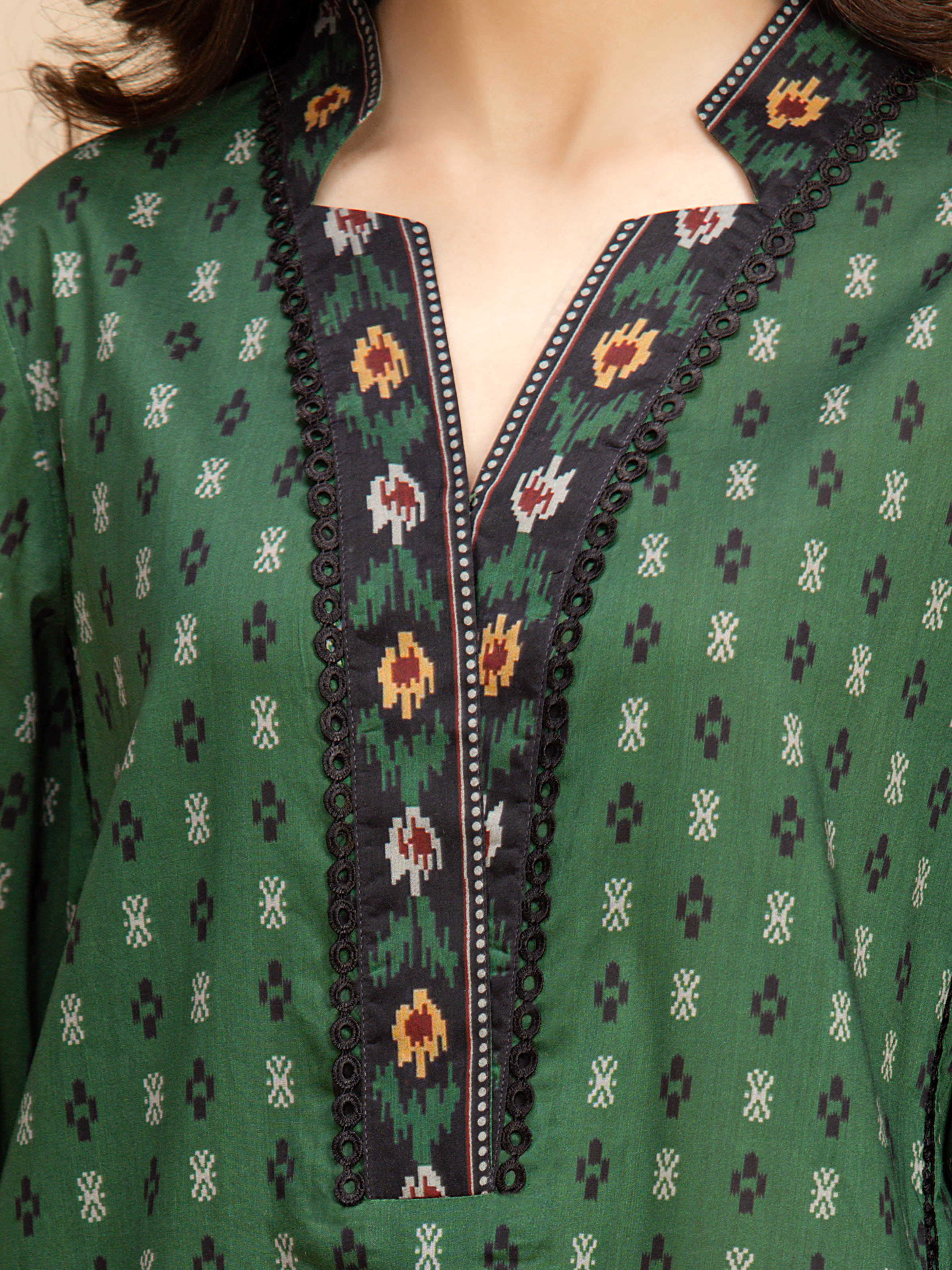 Printed Khaddar Suit - EWU5A3-36123-3P - Image 4