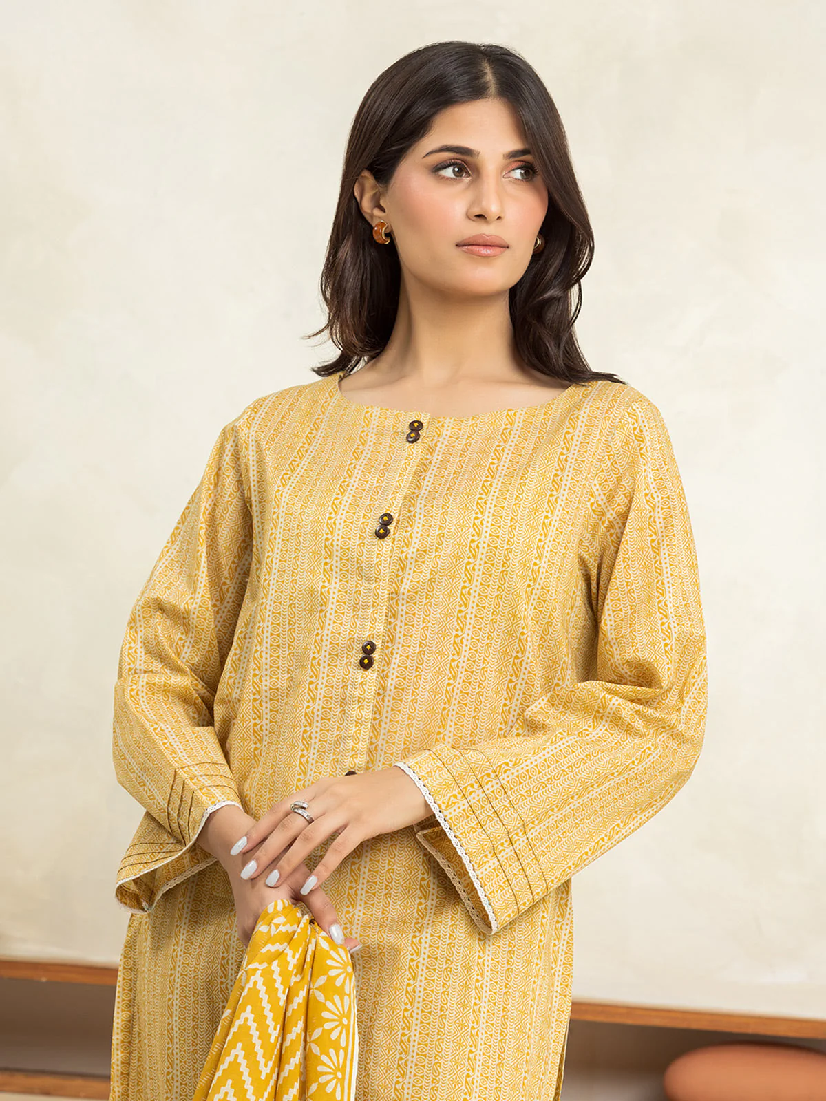 Printed Lawn Suit - EWU24A1-29039-3P - Image 2