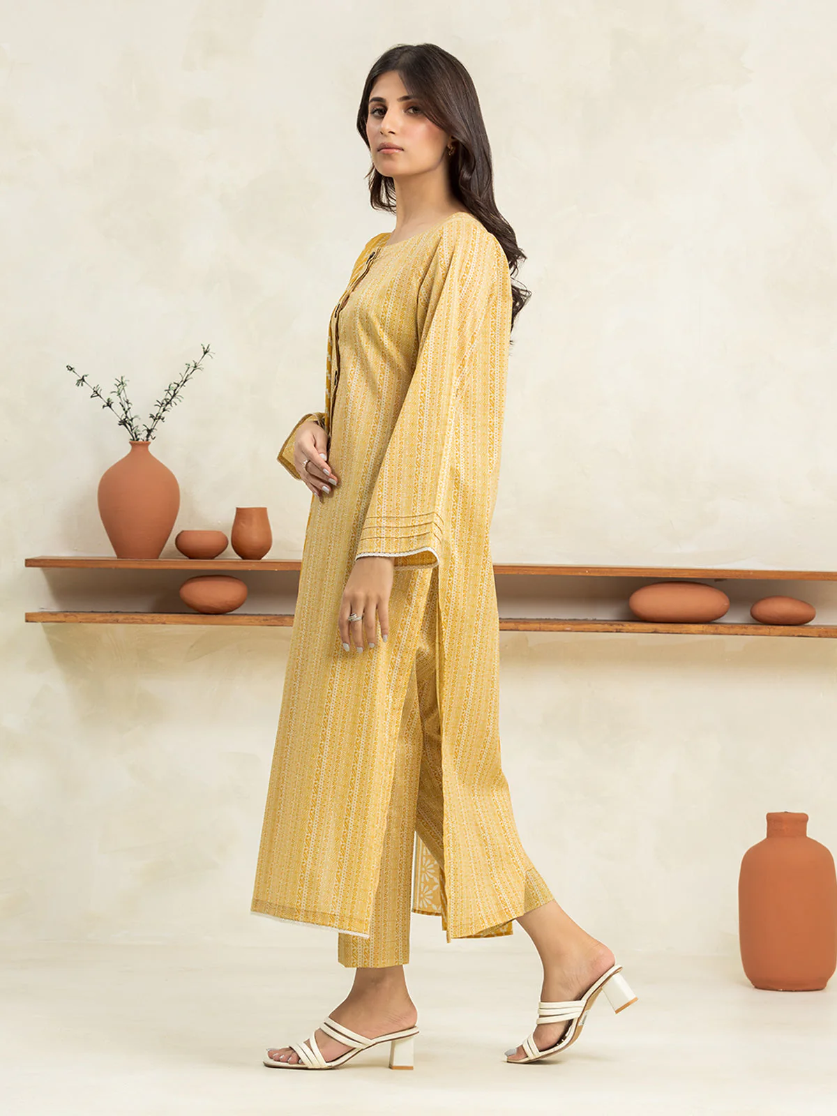 Printed Lawn Suit - EWU24A1-29039-3P - Image 4