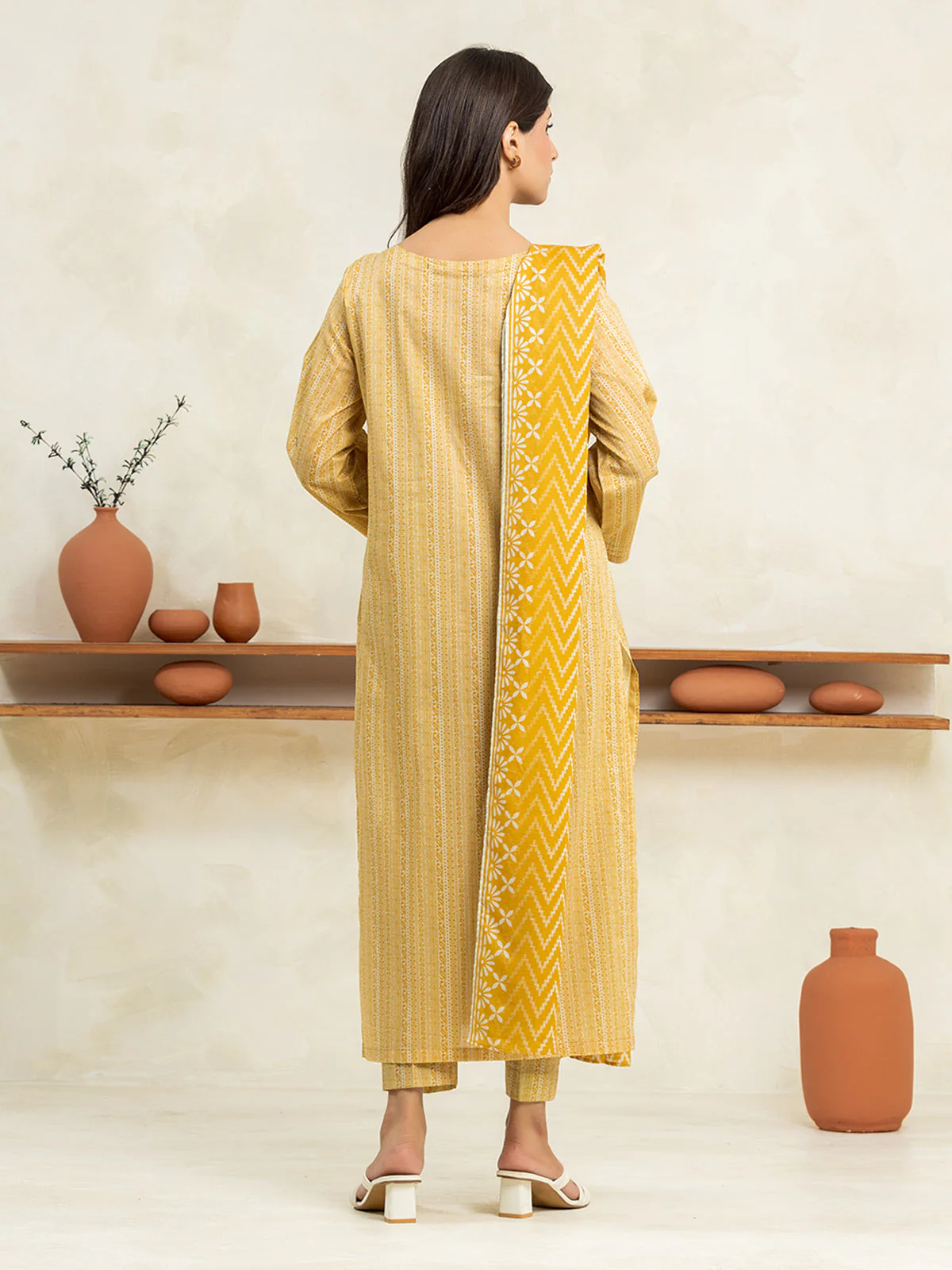 Printed Lawn Suit - EWU24A1-29039-3P - Image 5