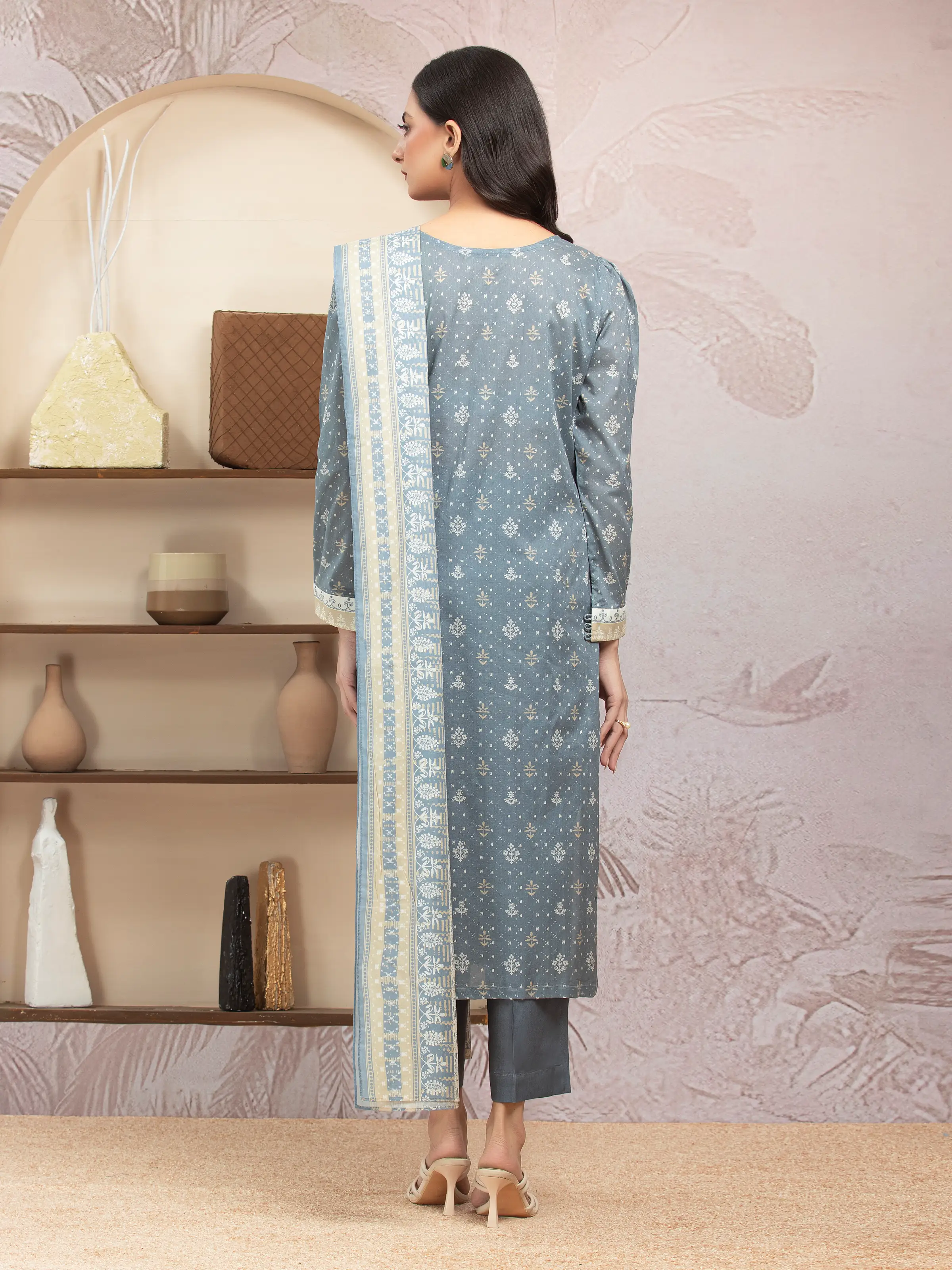 Printed Lawn Shirt - EWU5A1-35226S - Image 2