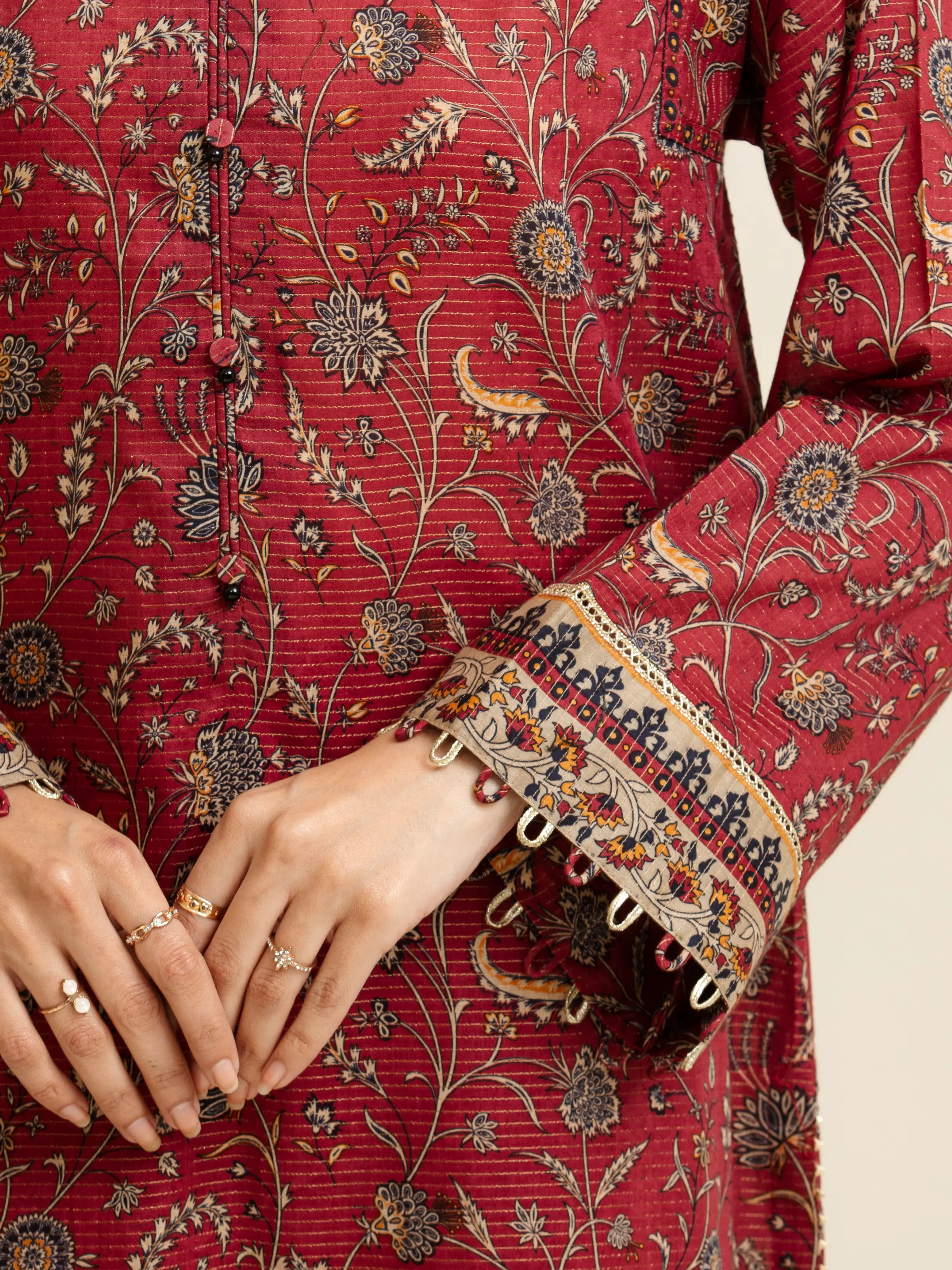 Printed Lawn Shirt Trouser - EWU5M6-011ST - Image 5
