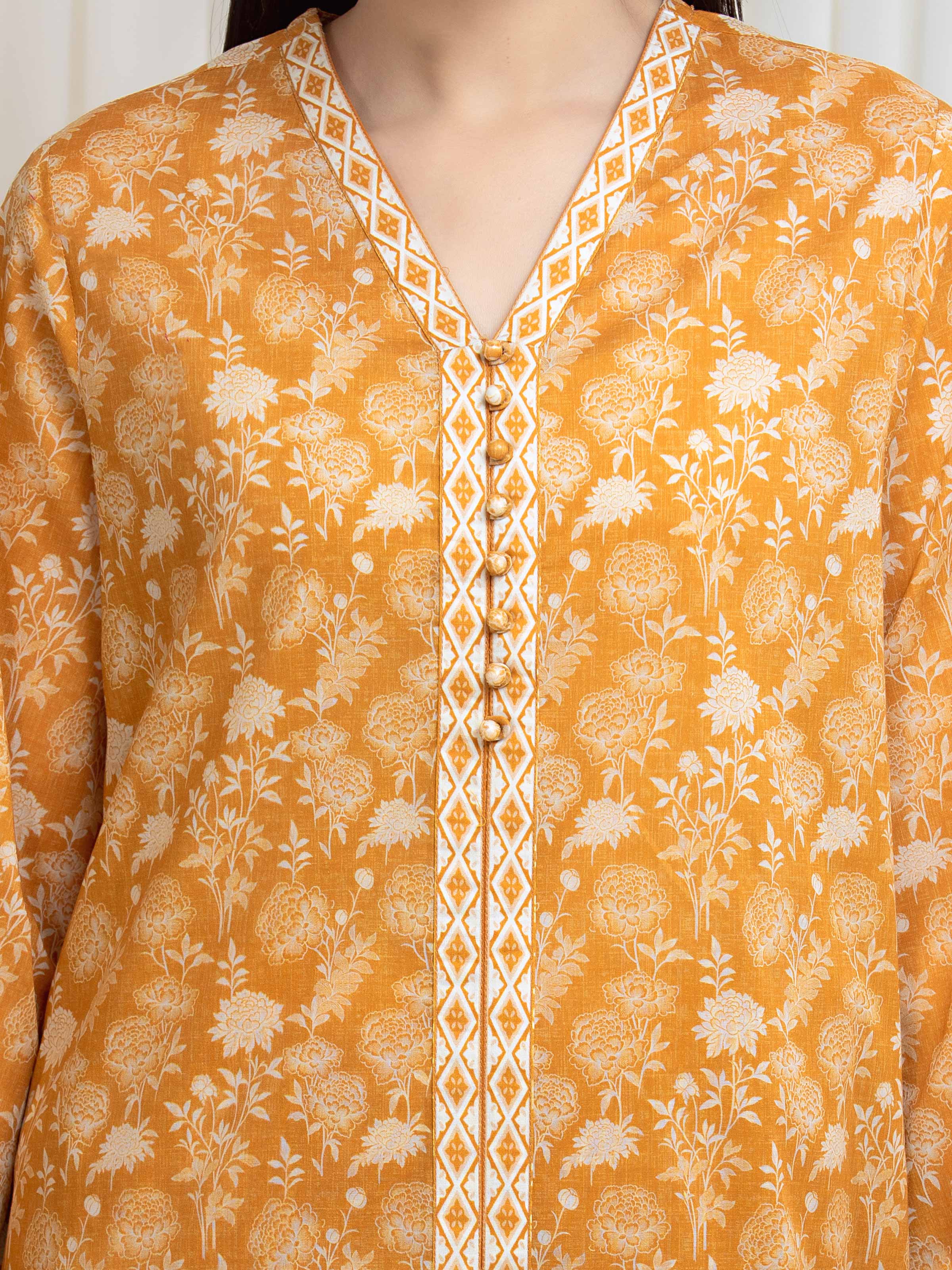 Printed Lawn Shirt Trouser - EWU6A1-36810ST - Image 3