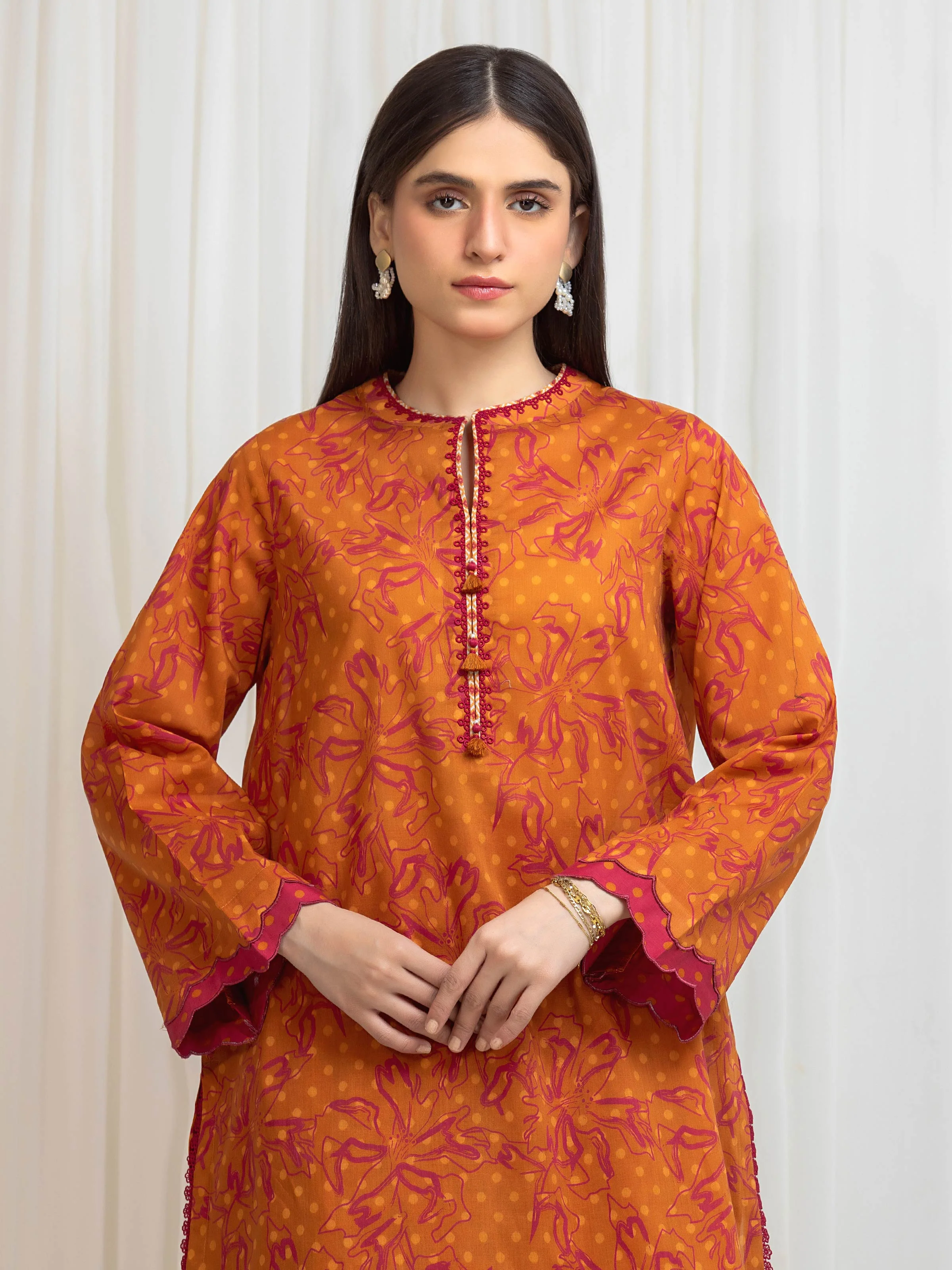 Printed Lawn Shirt Trouser - EWU6A1-36816ST - Image 2