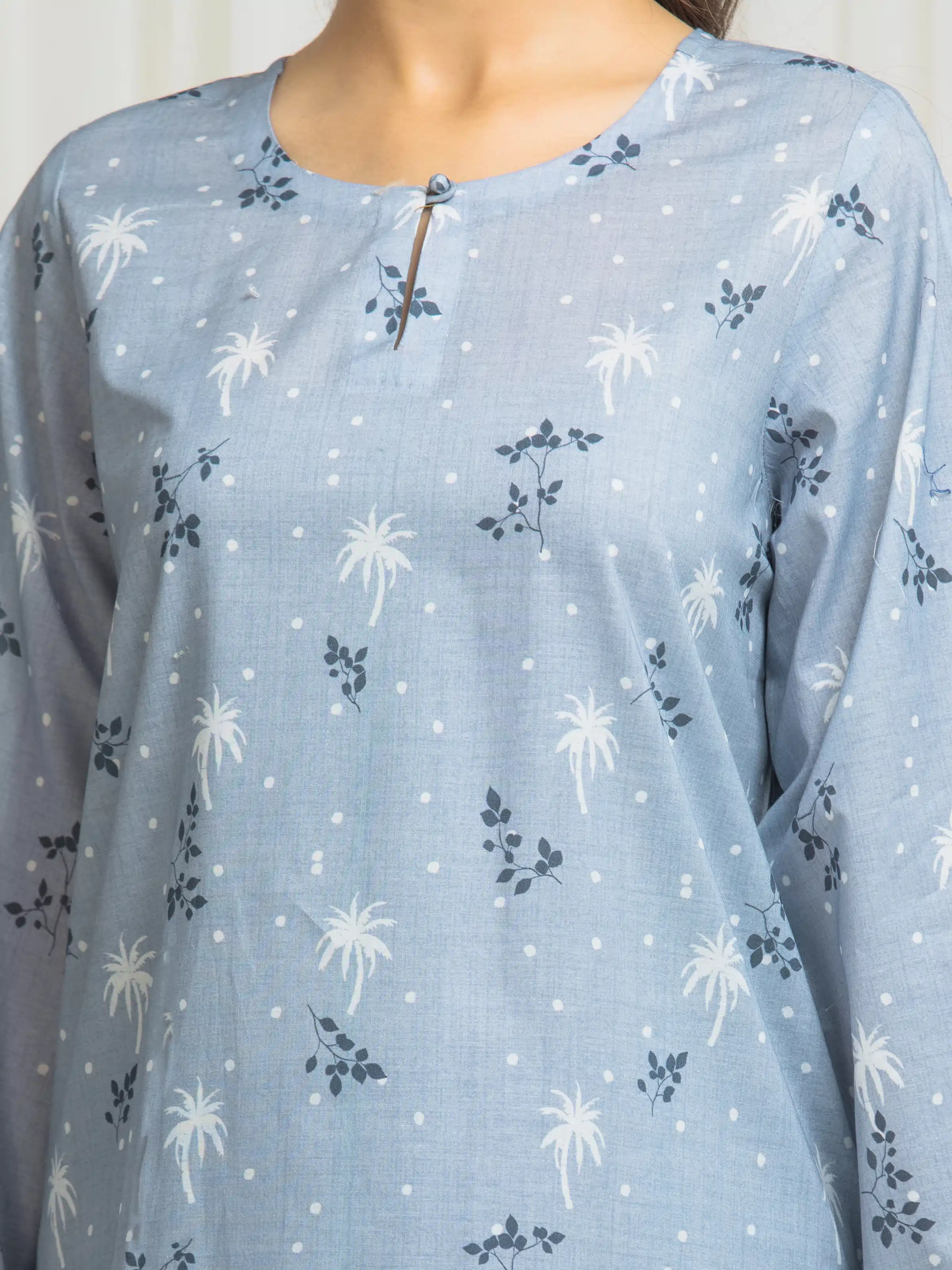 Printed Lawn Suit - EWU6A1-36579-3P - Image 4