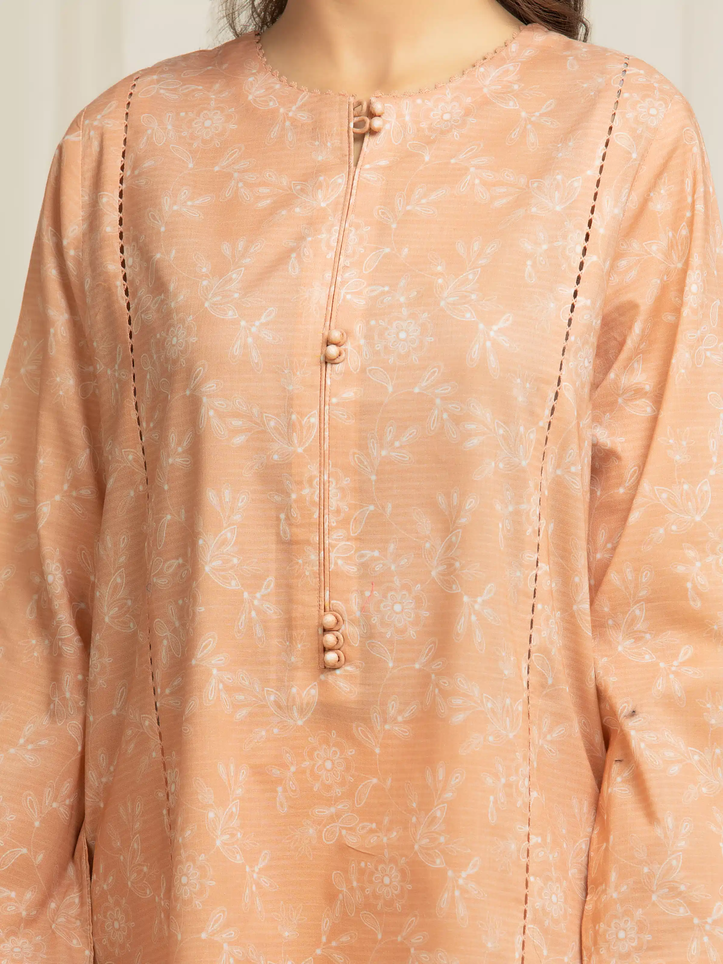 Printed Lawn Suit - EWU6A1-36590-3P - Image 3