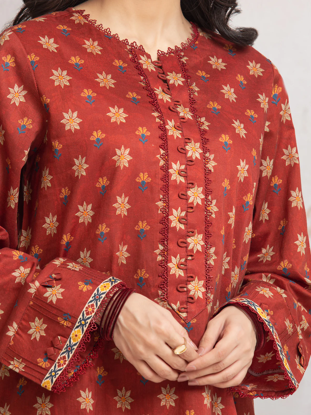 Printed Cambric Suit - EWU24M2-016 - Image 5