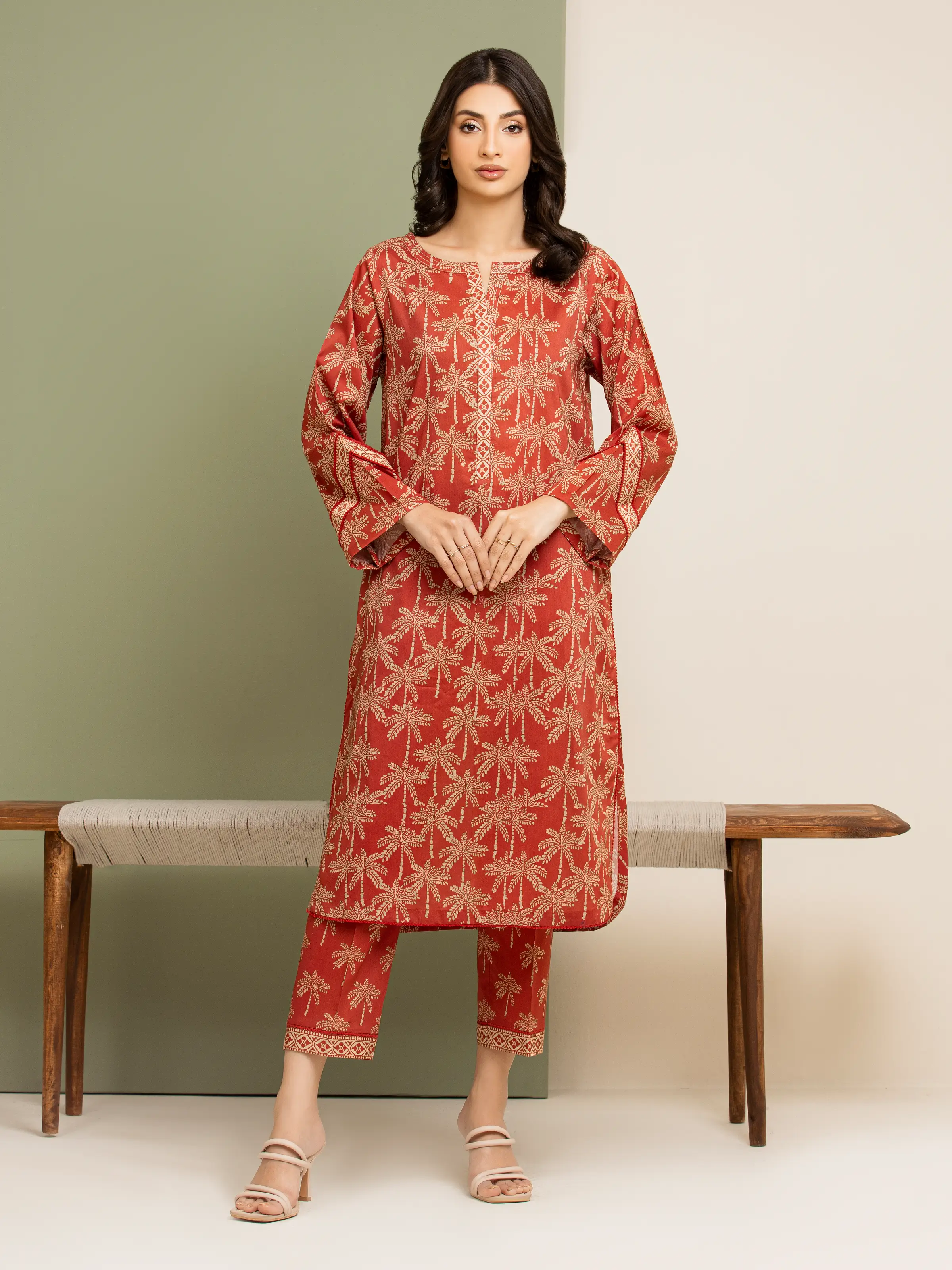 Printed Lawn Shirt Trouser - EWU5A1-35427ST