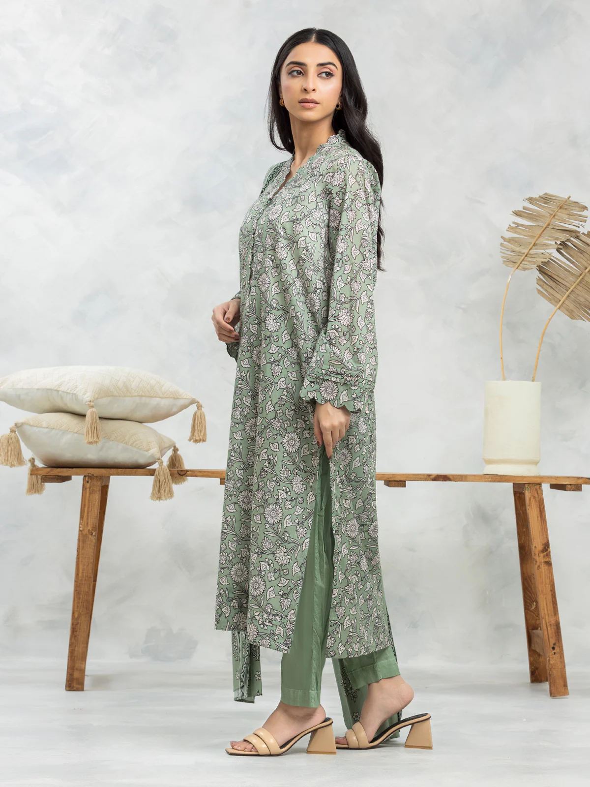 Printed Lawn Suit - EWU24A1-29137-3P - Image 5