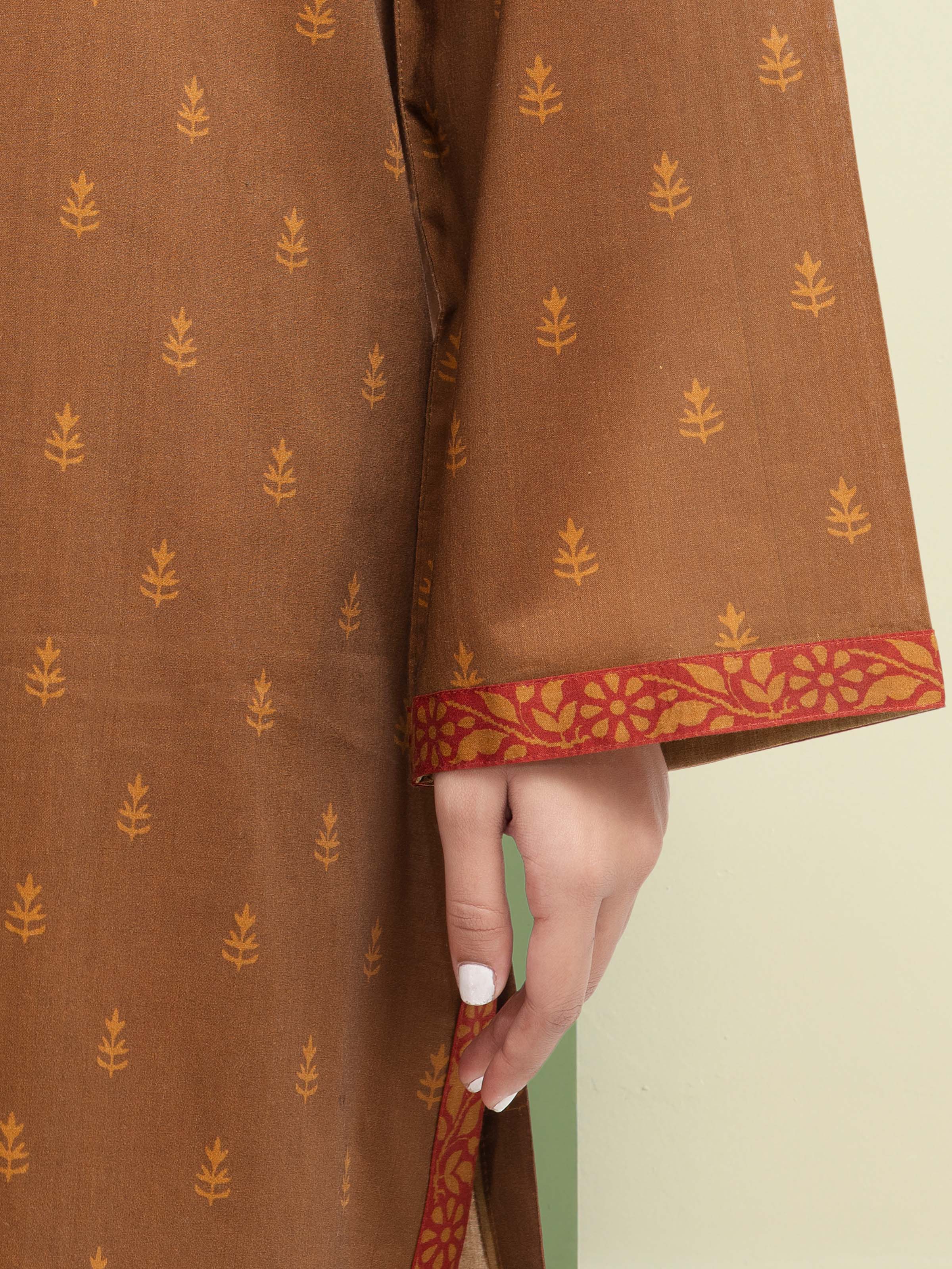 Printed Khaddar Suit - EWU5M3-118-3P - Image 4