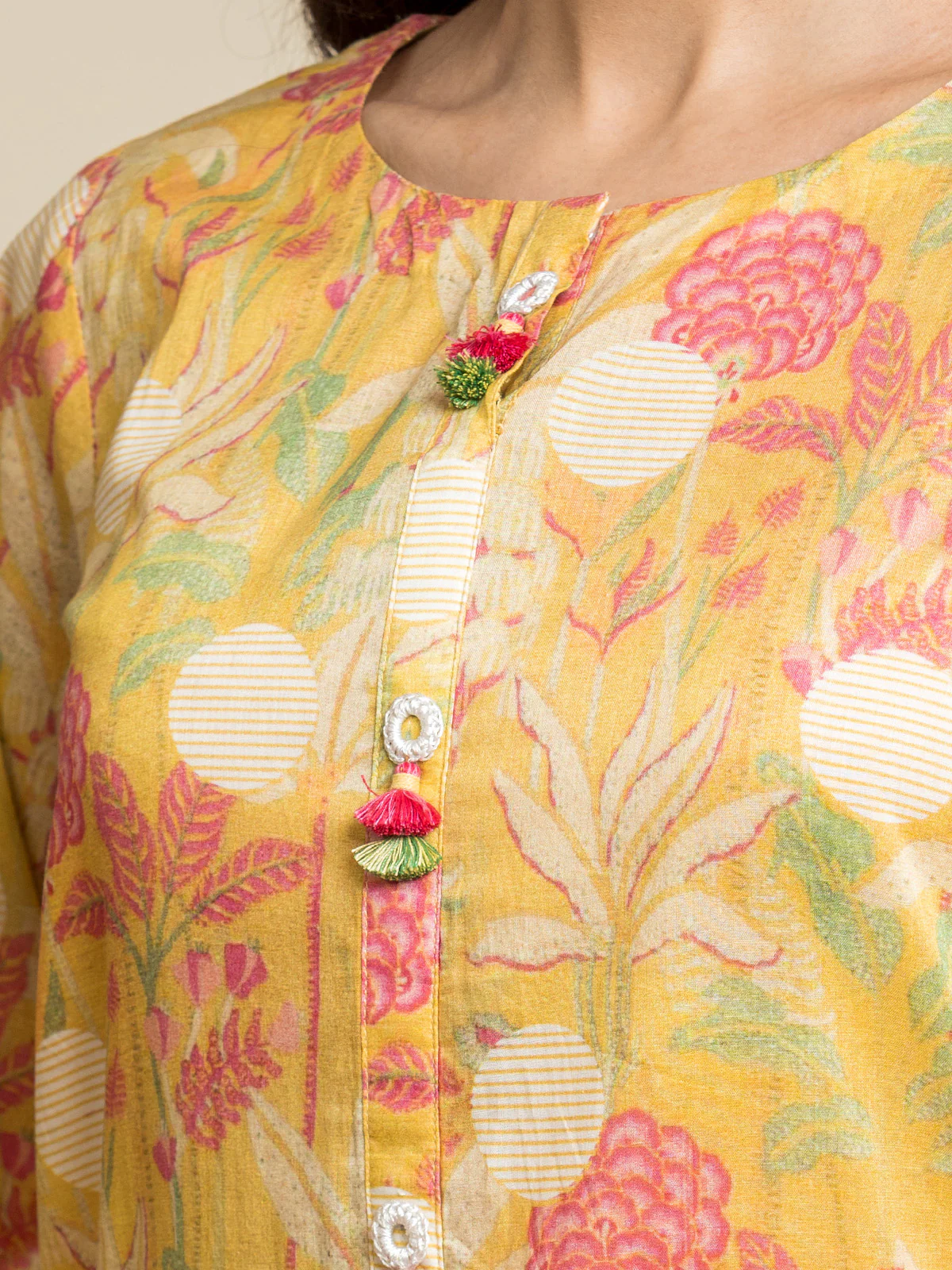 Printed Cambric Shirt Dupatta - EWU24A2-28554SD - Image 3