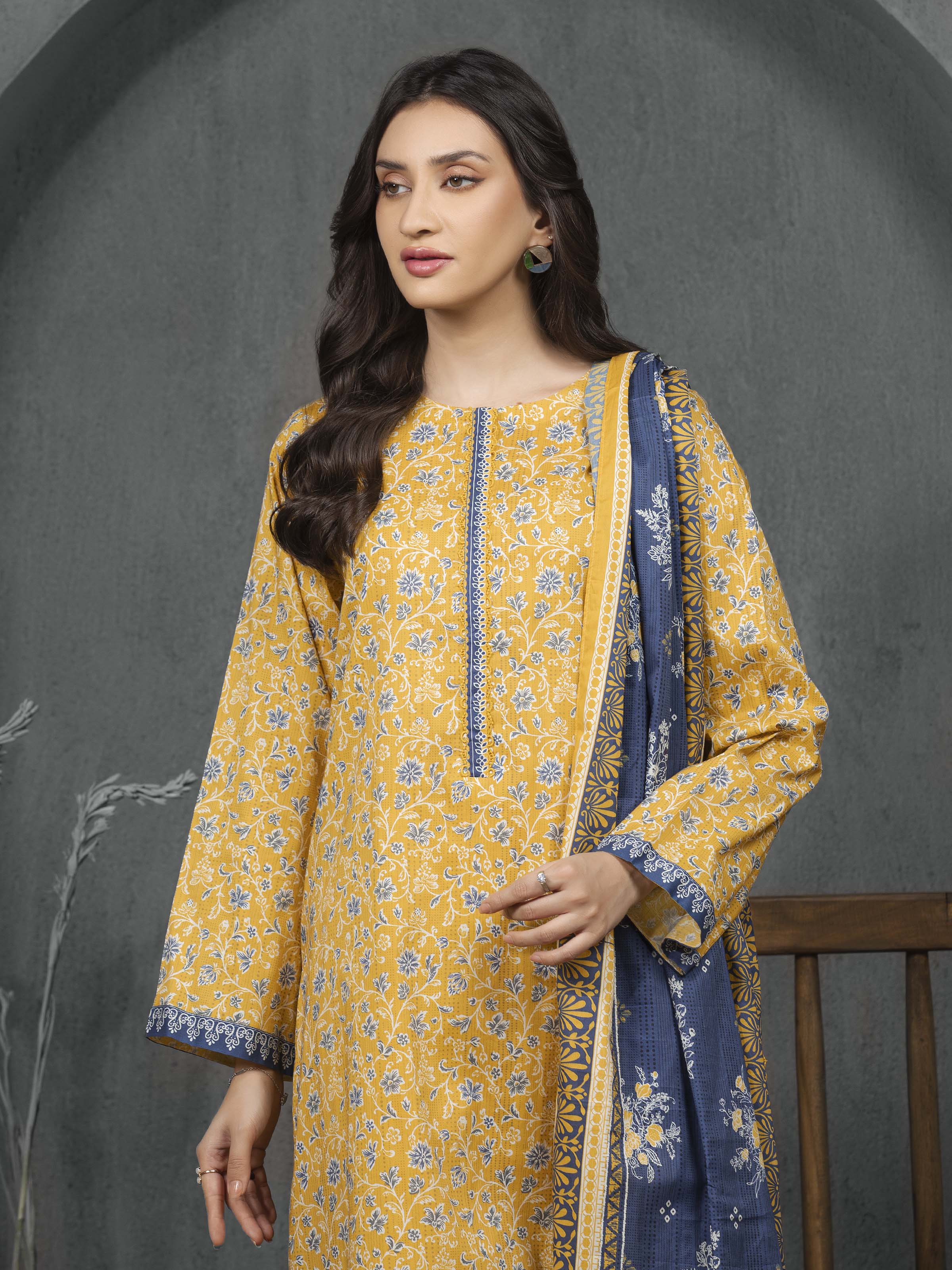 Printed Cambric Suit - EWU5A2-35816-3P - Image 2