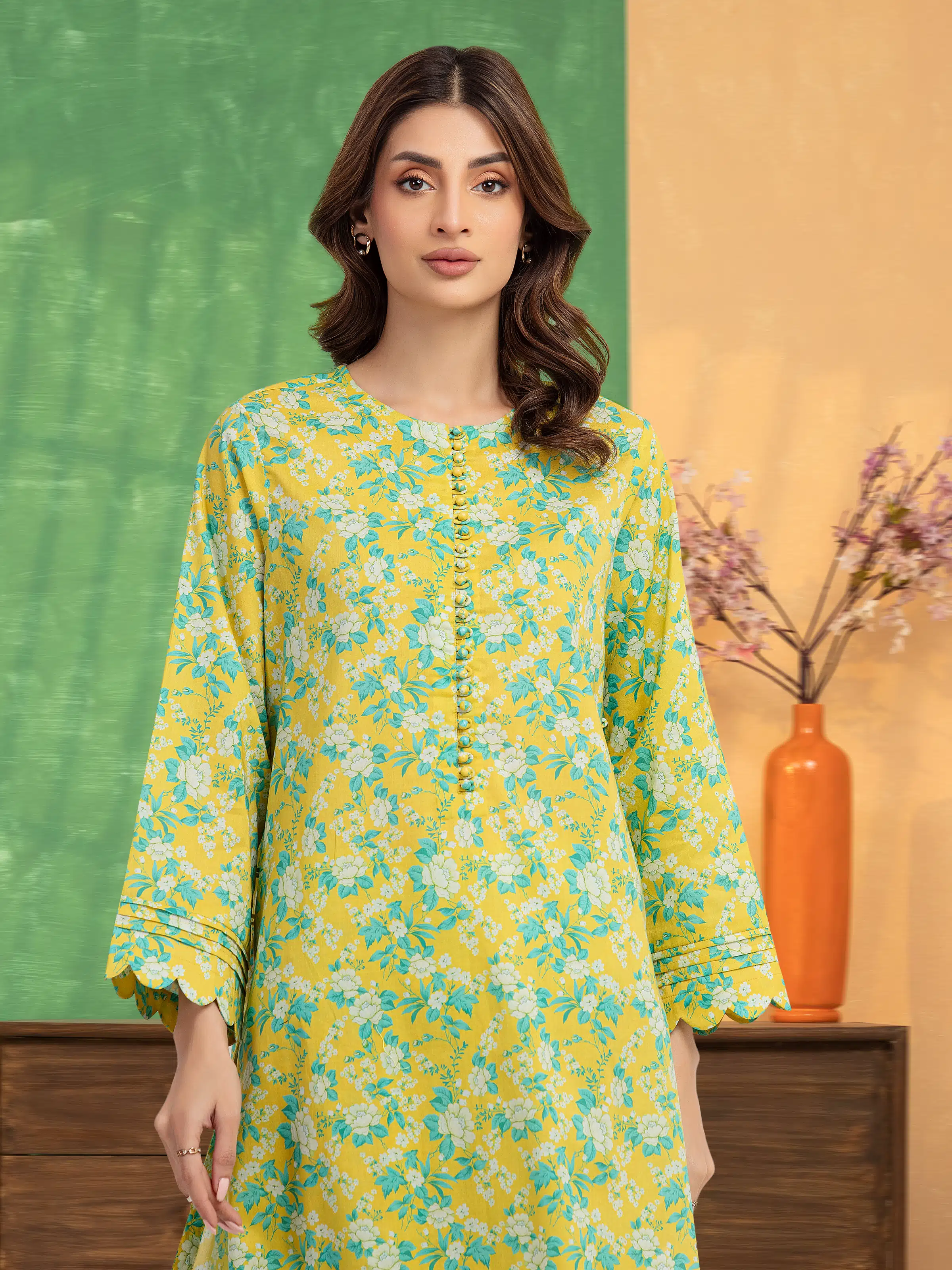 Printed Lawn Shirt Trouser - EWU5A1-35699ST - Image 2