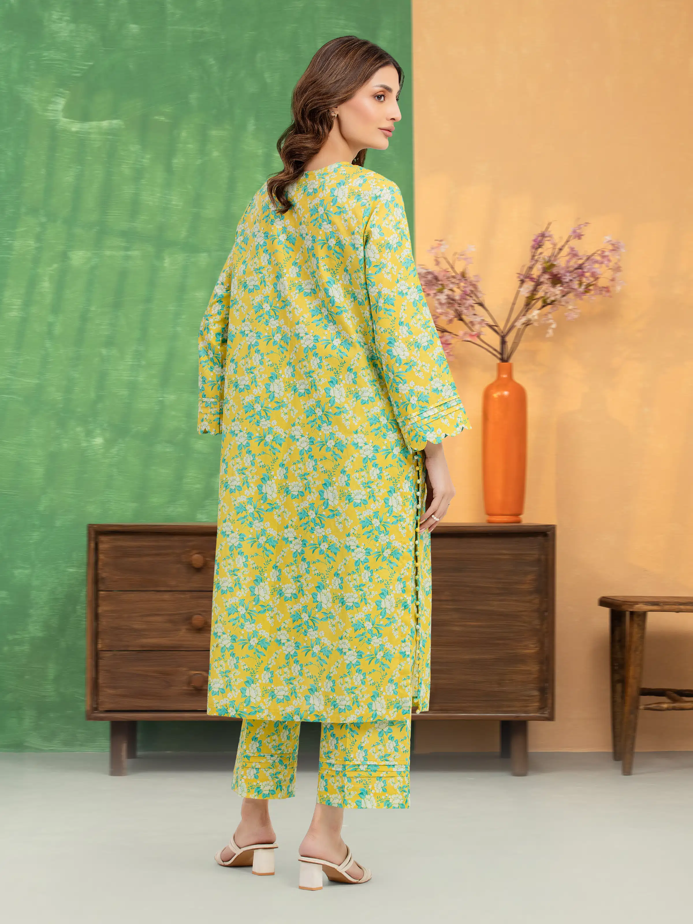 Printed Lawn Shirt Trouser - EWU5A1-35699ST - Image 5