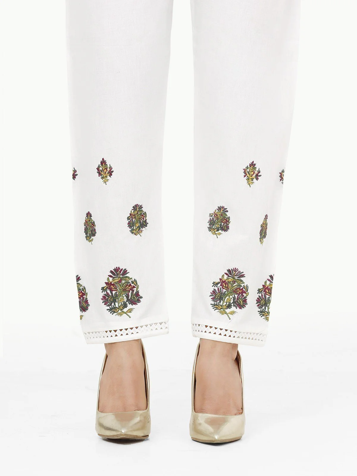 Embroidered Cambric Trouser - EWBE22-76329
