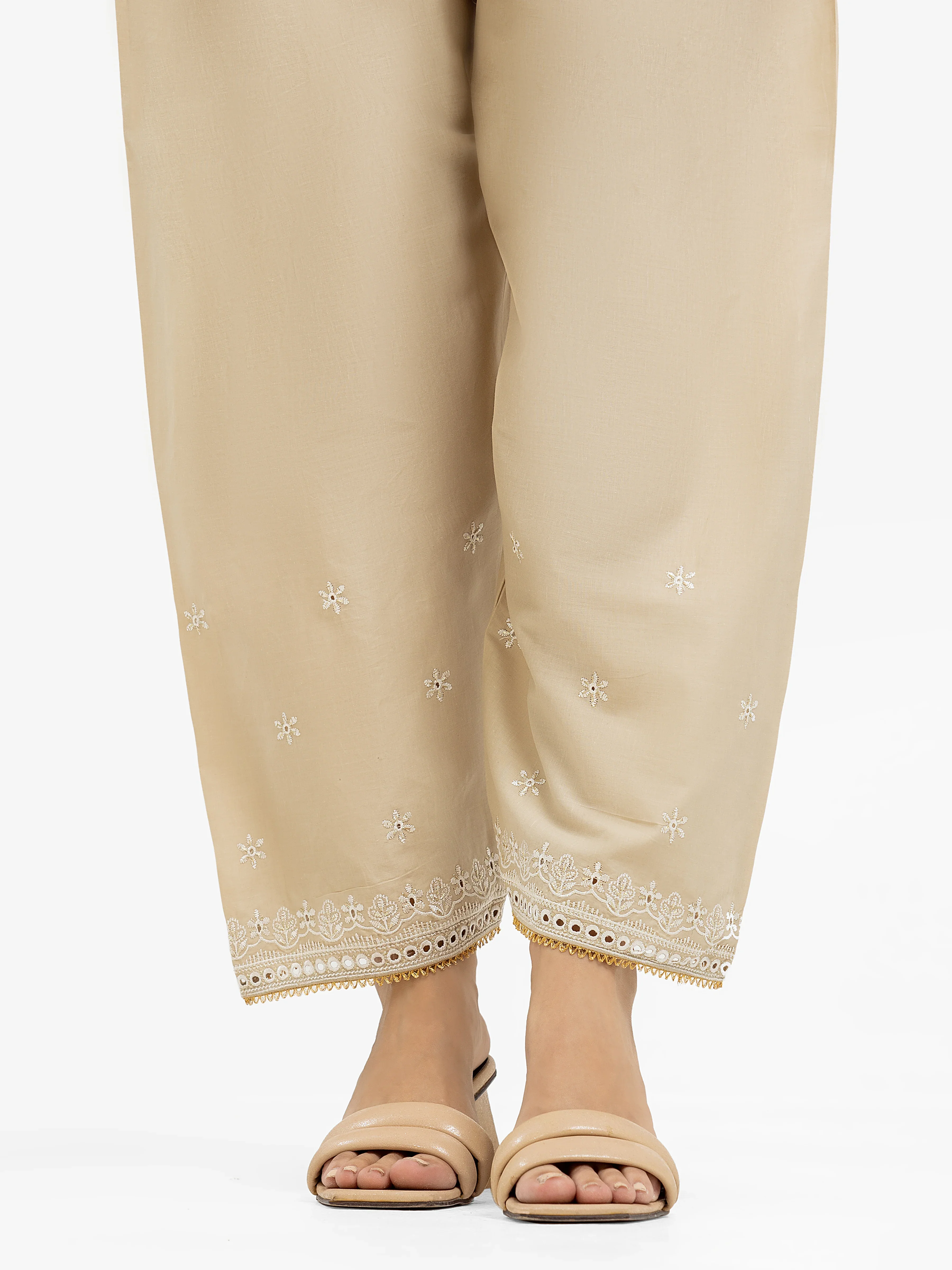 Embroidered Cambric Shalwar - EWBSE24-00005