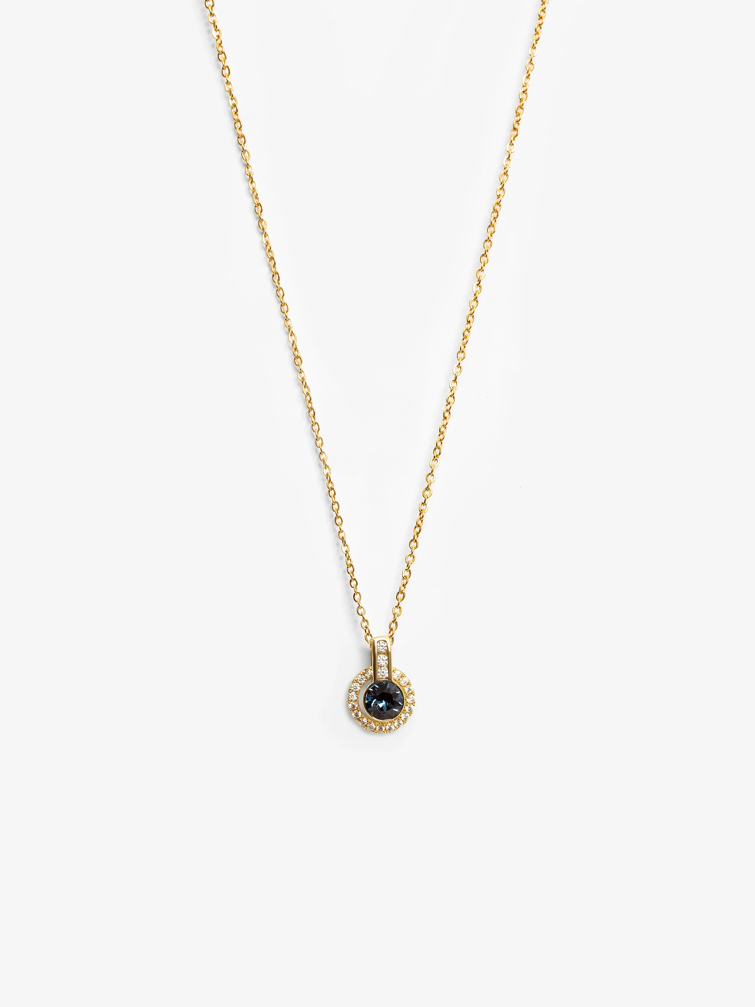 Luna Bleu & Gold Necklace - EAWN5-019