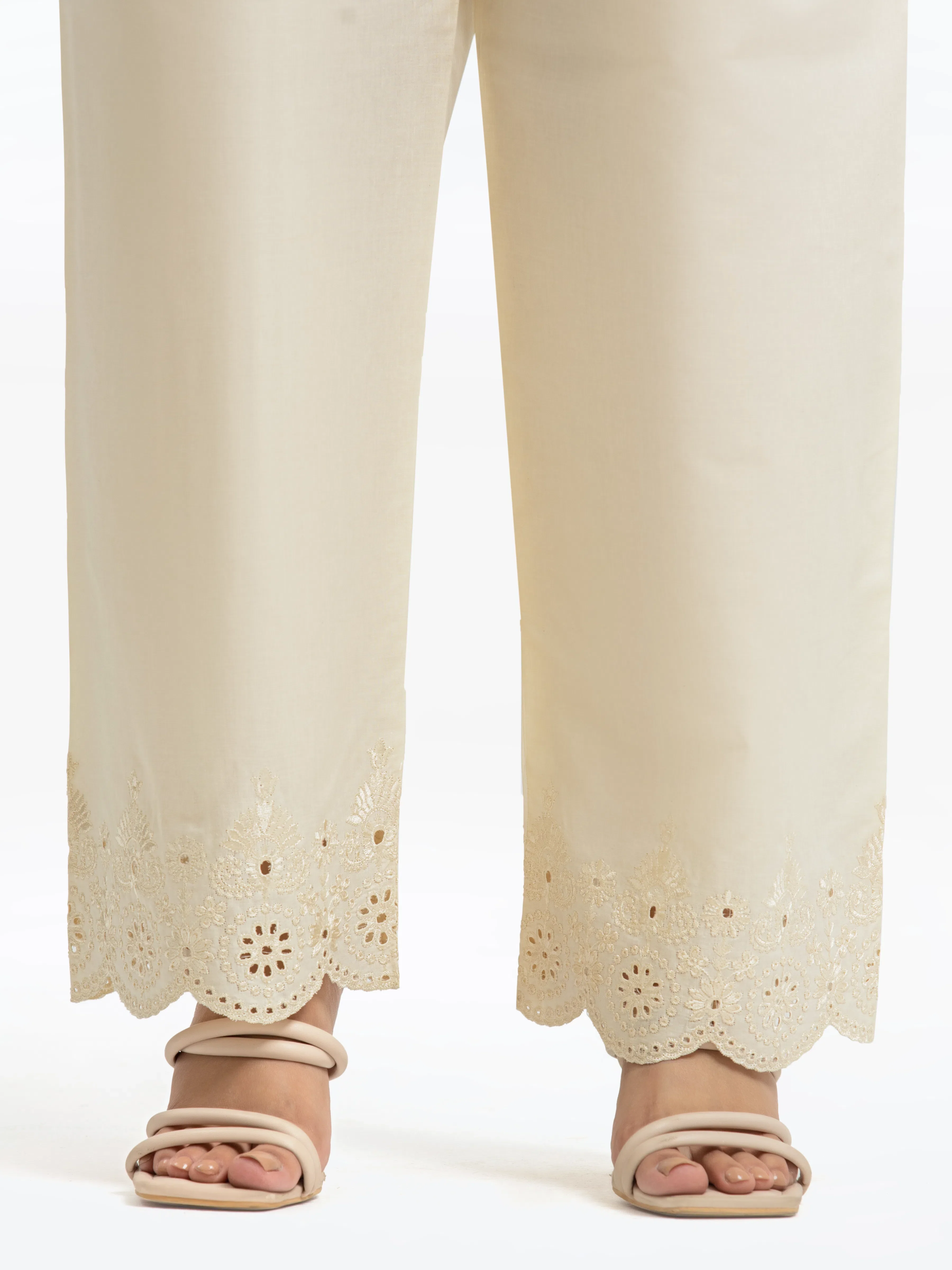 Embroidered Cambric Trouser - EWBE24-76581