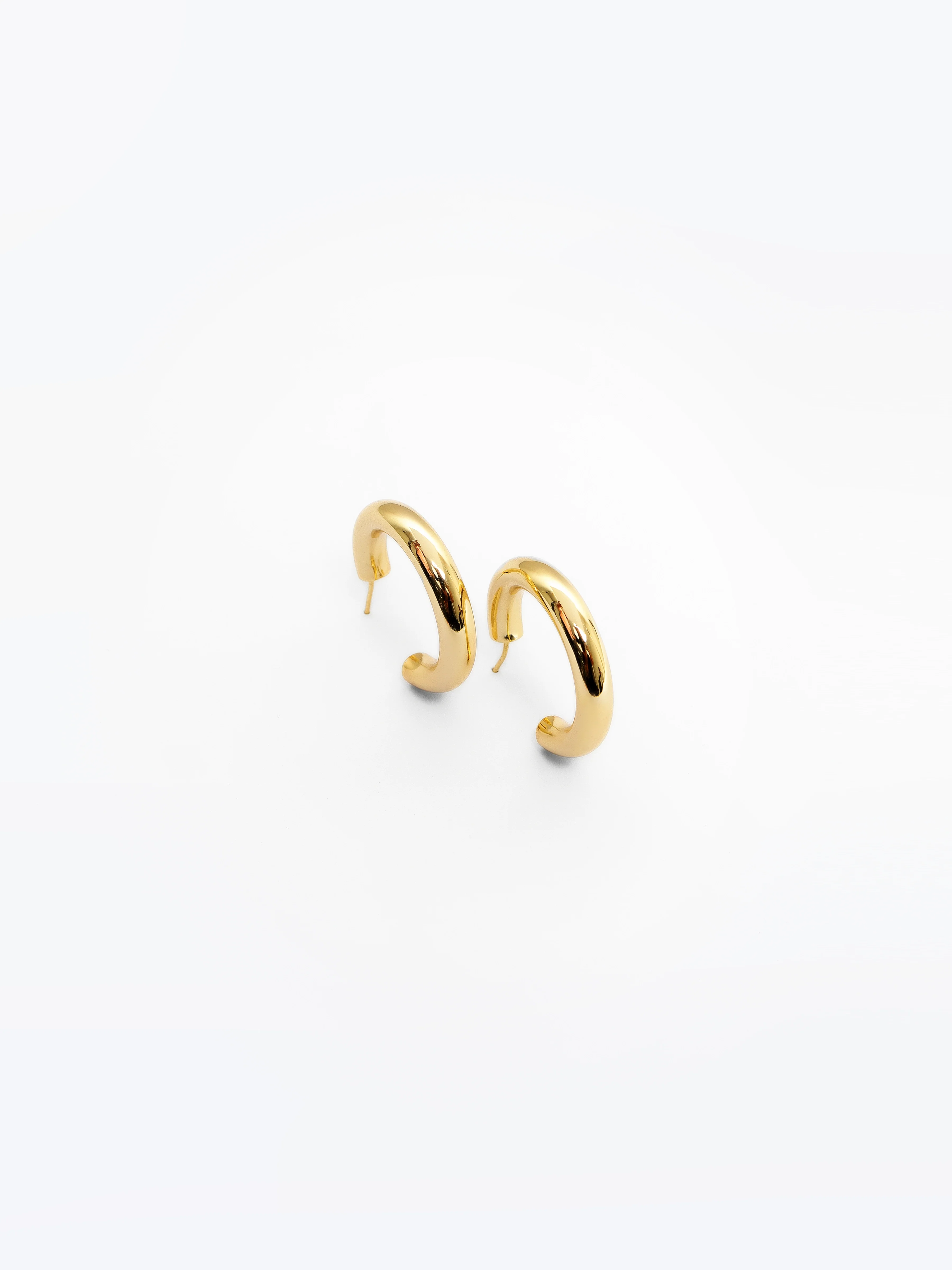 Gold Hoops Earrings - EAWE5-027