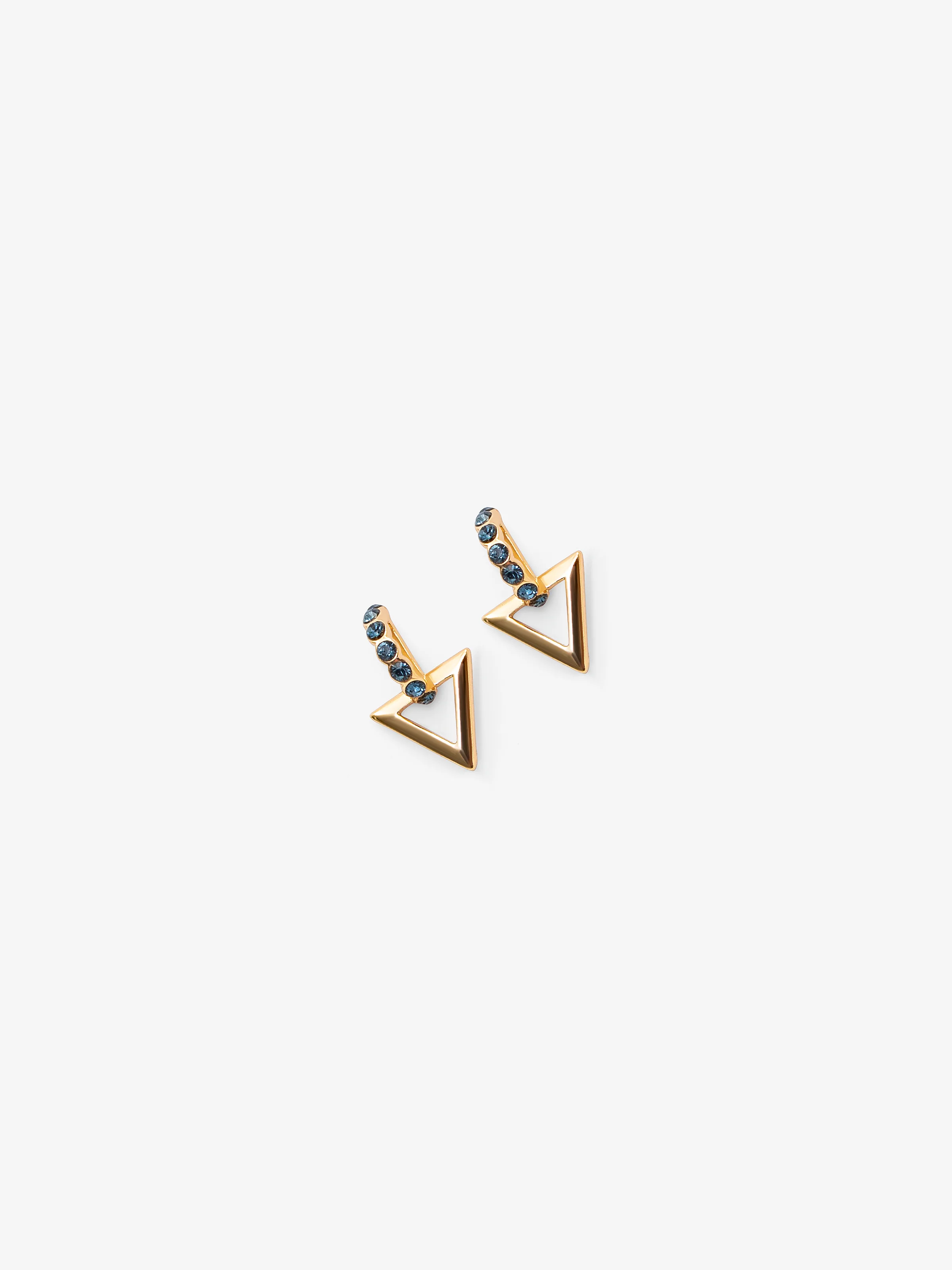 Triangular Gold Earrings - EAWE5-087