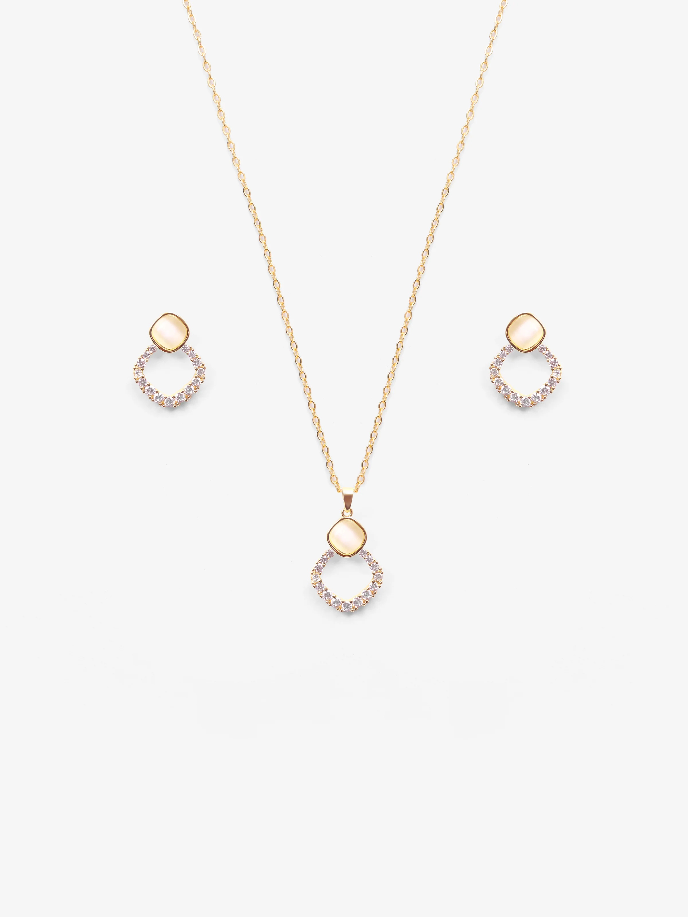 Silver Bloom Beauty Jewelry Set - EAWJS5-008