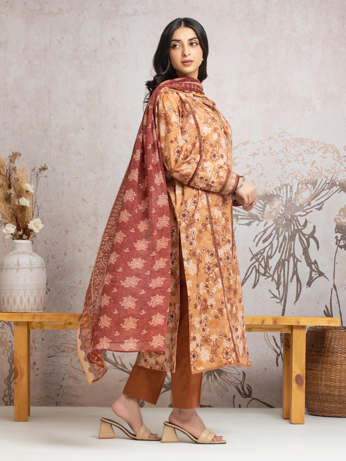 Printed Cambric Suit - EWU24M2-001 - Image 2