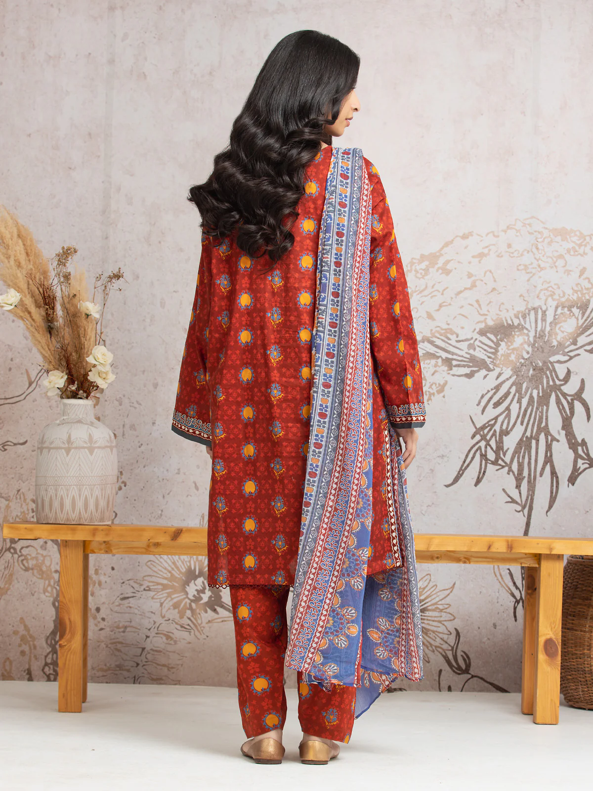 Printed Cambric Suit - EWU24M2-003 - Image 2