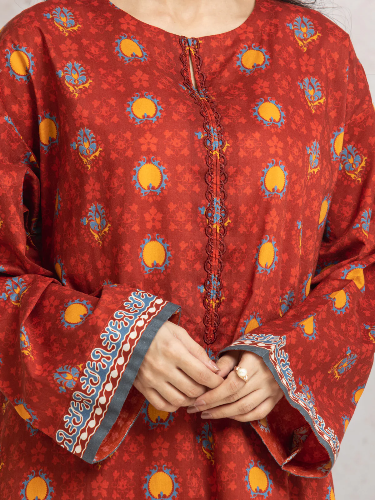 Printed Cambric Suit - EWU24M2-003 - Image 3