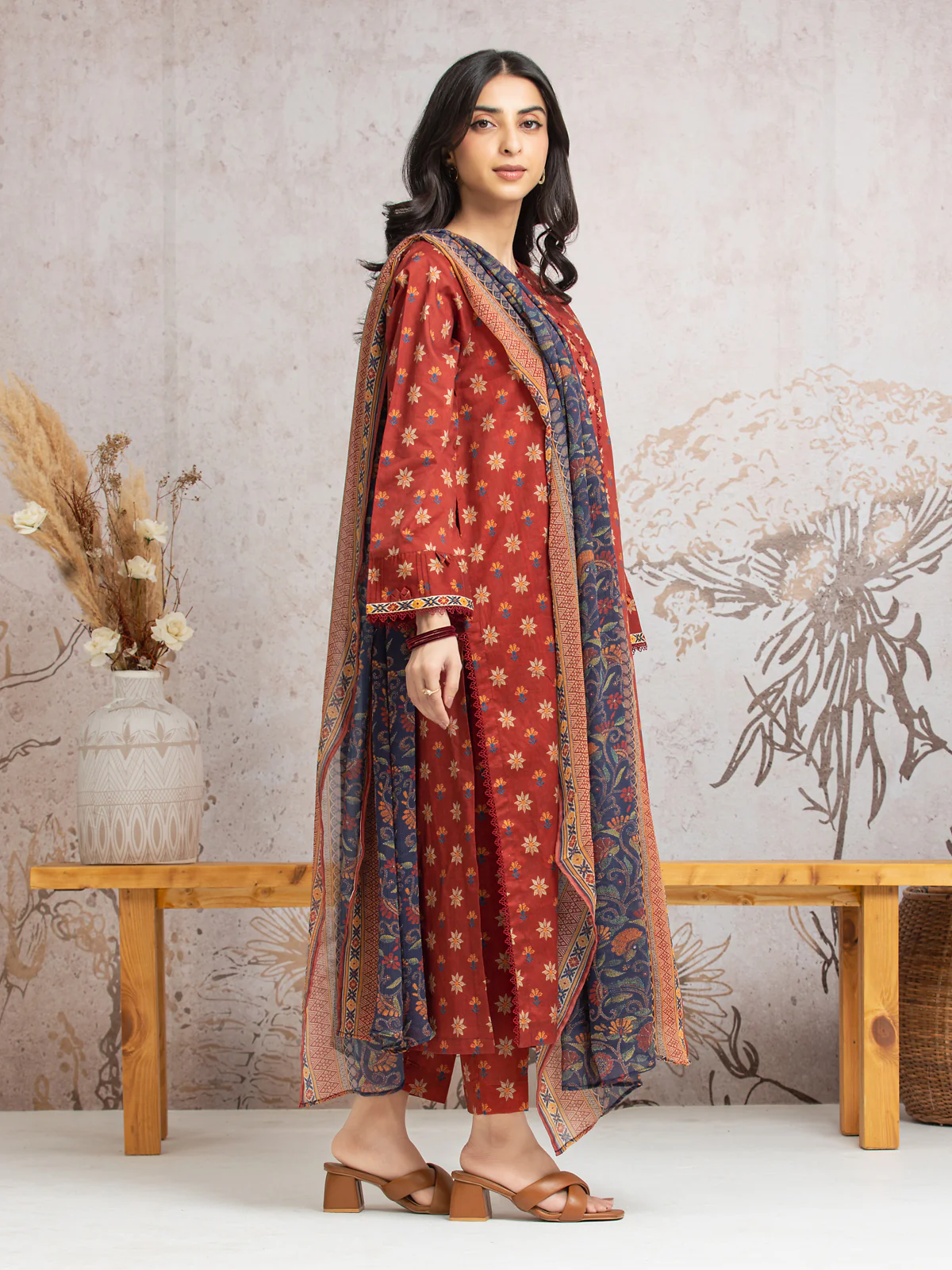 Printed Cambric Suit - EWU24M2-016 - Image 3