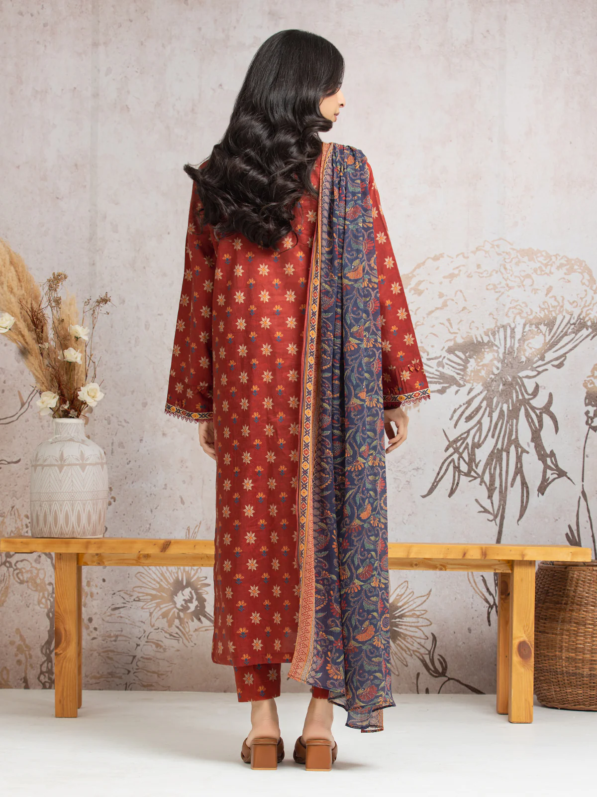 Printed Cambric Suit - EWU24M2-016 - Image 7