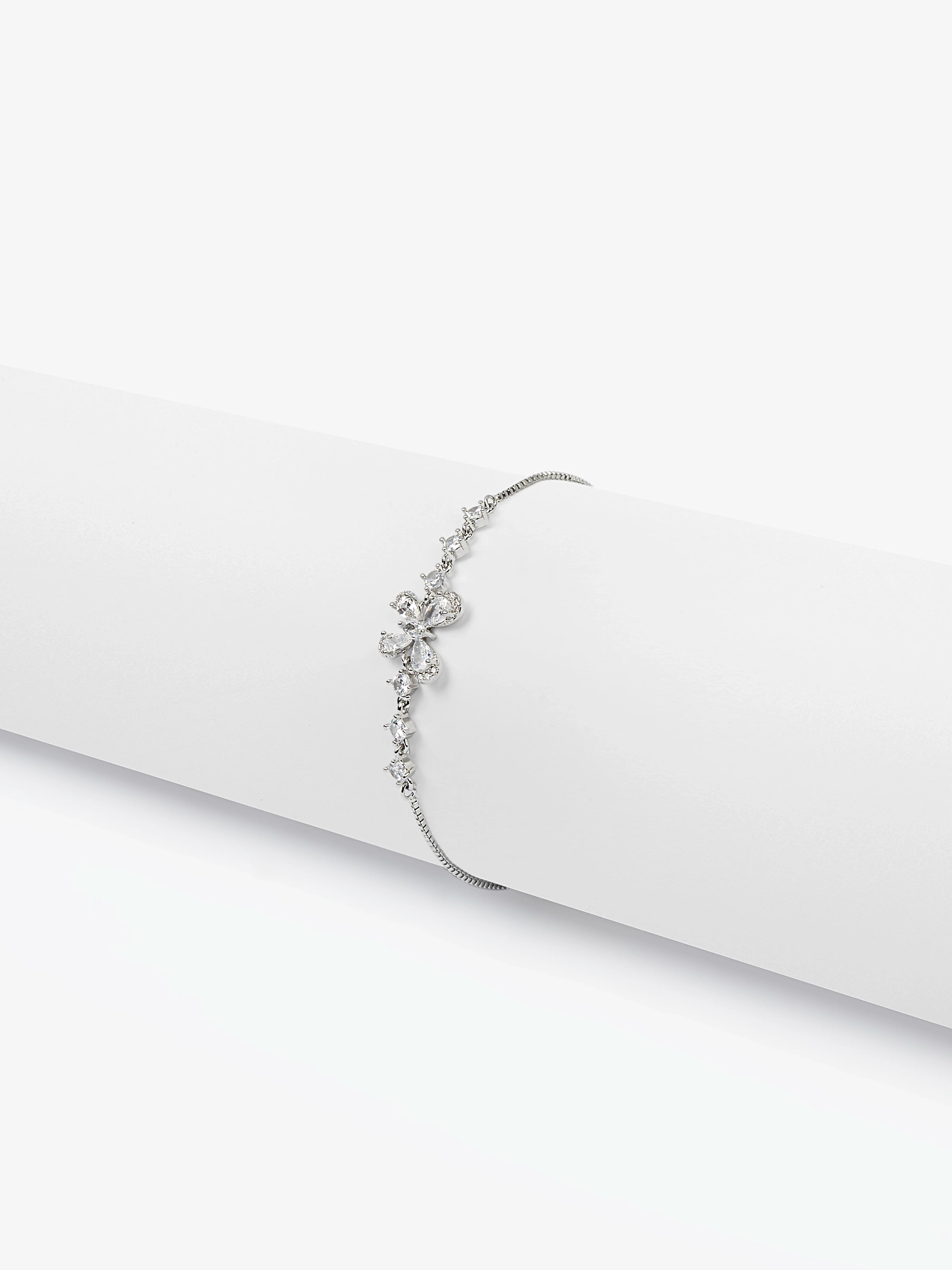 Silver Butterfly Bracelet - EAWB5-007