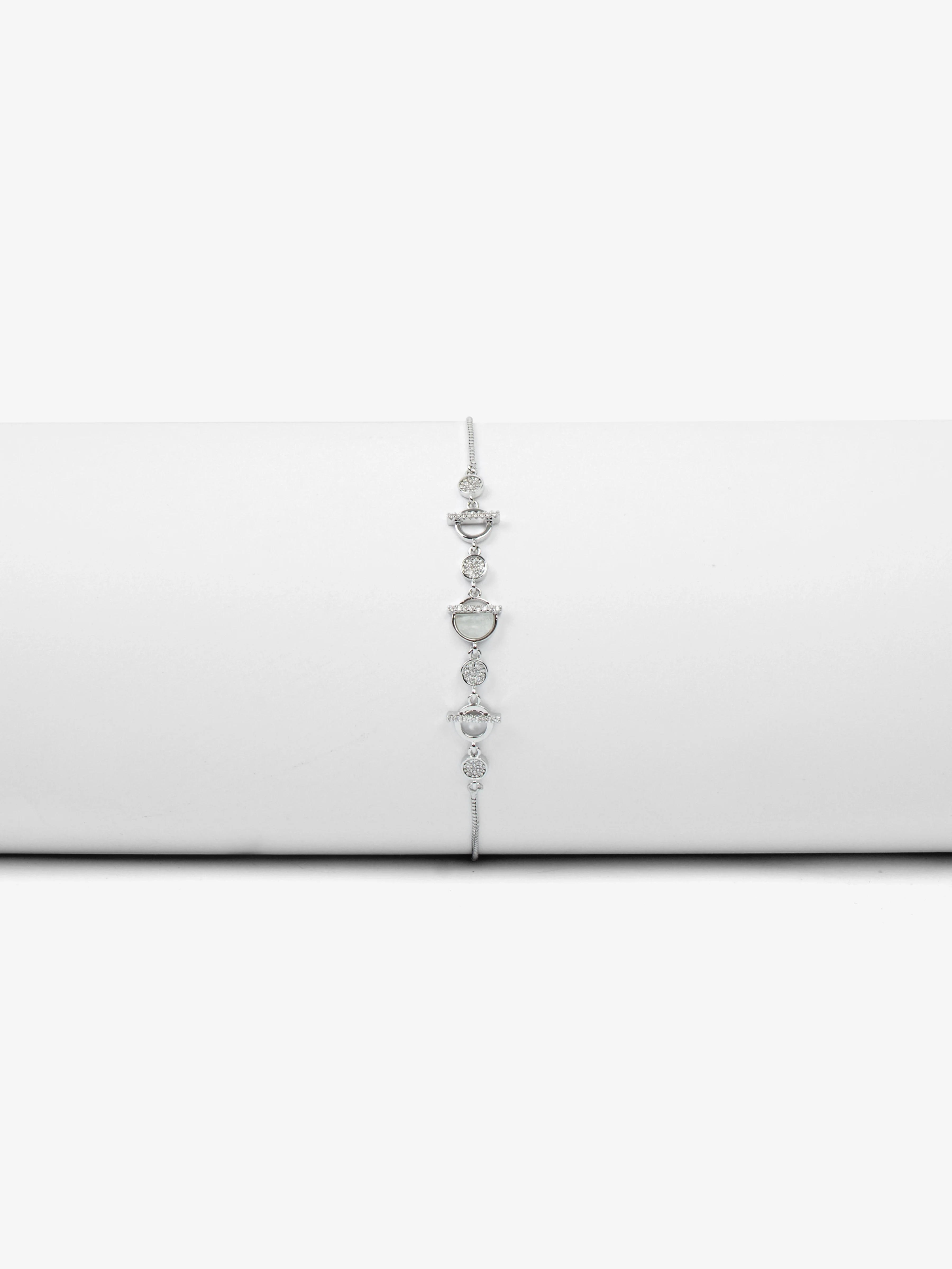 Silver Moonlit Grace Bracelet - EAWB5-016